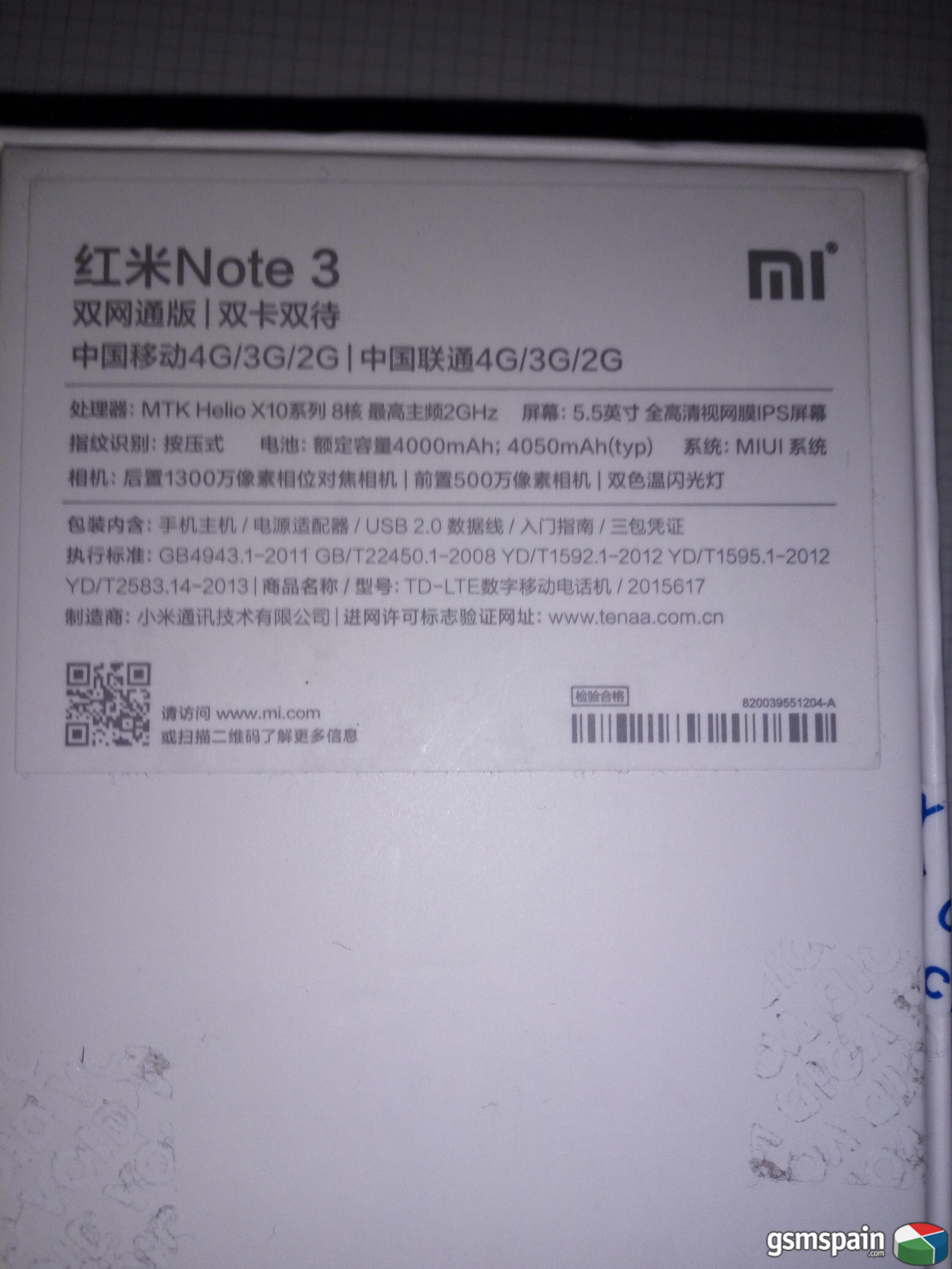 [VENDO] Xiaomi Redmi Note 3 Pro