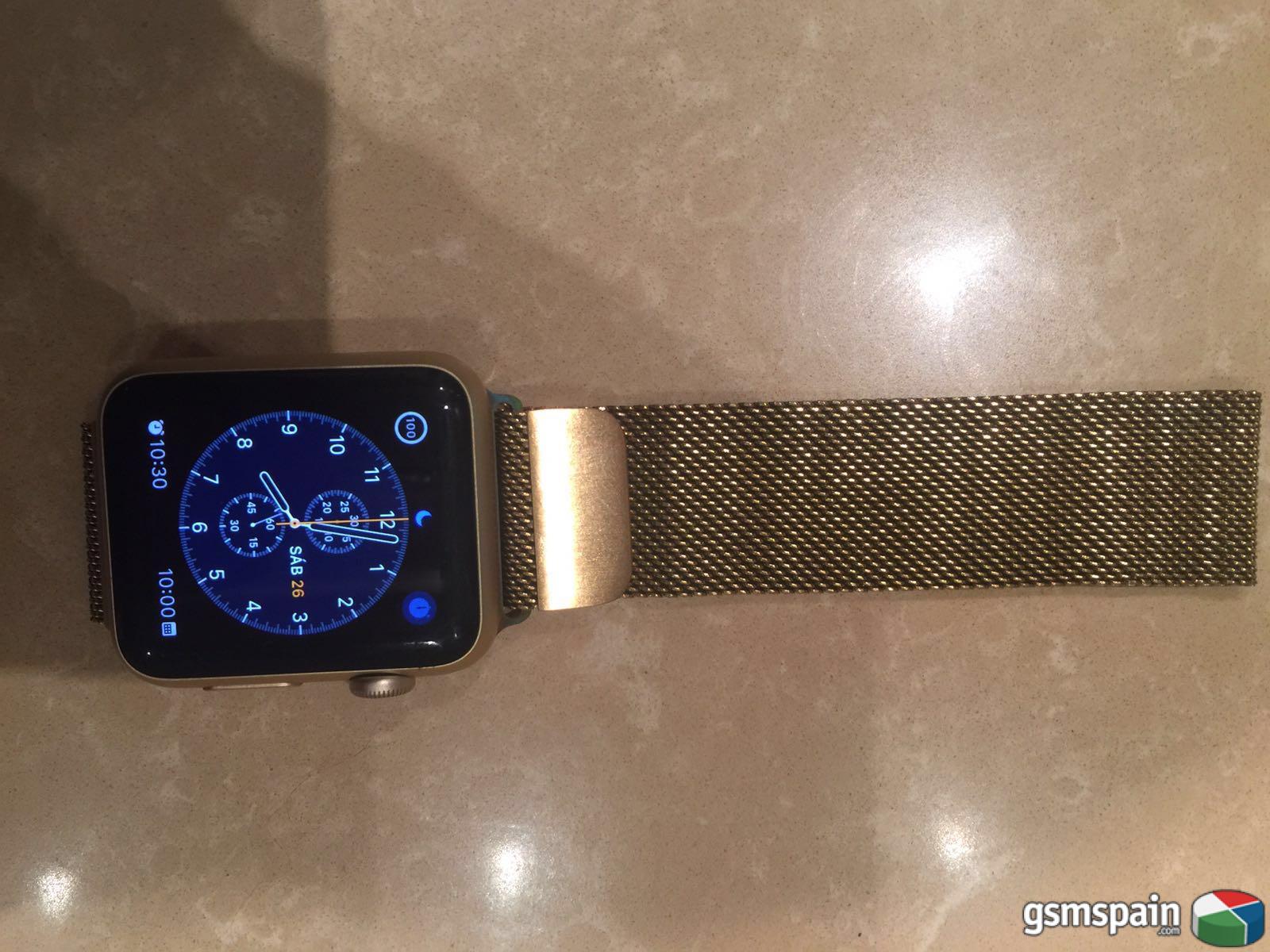 [VENDO] Apple watch 42mm sport gold + 2 correas + soporte de carga