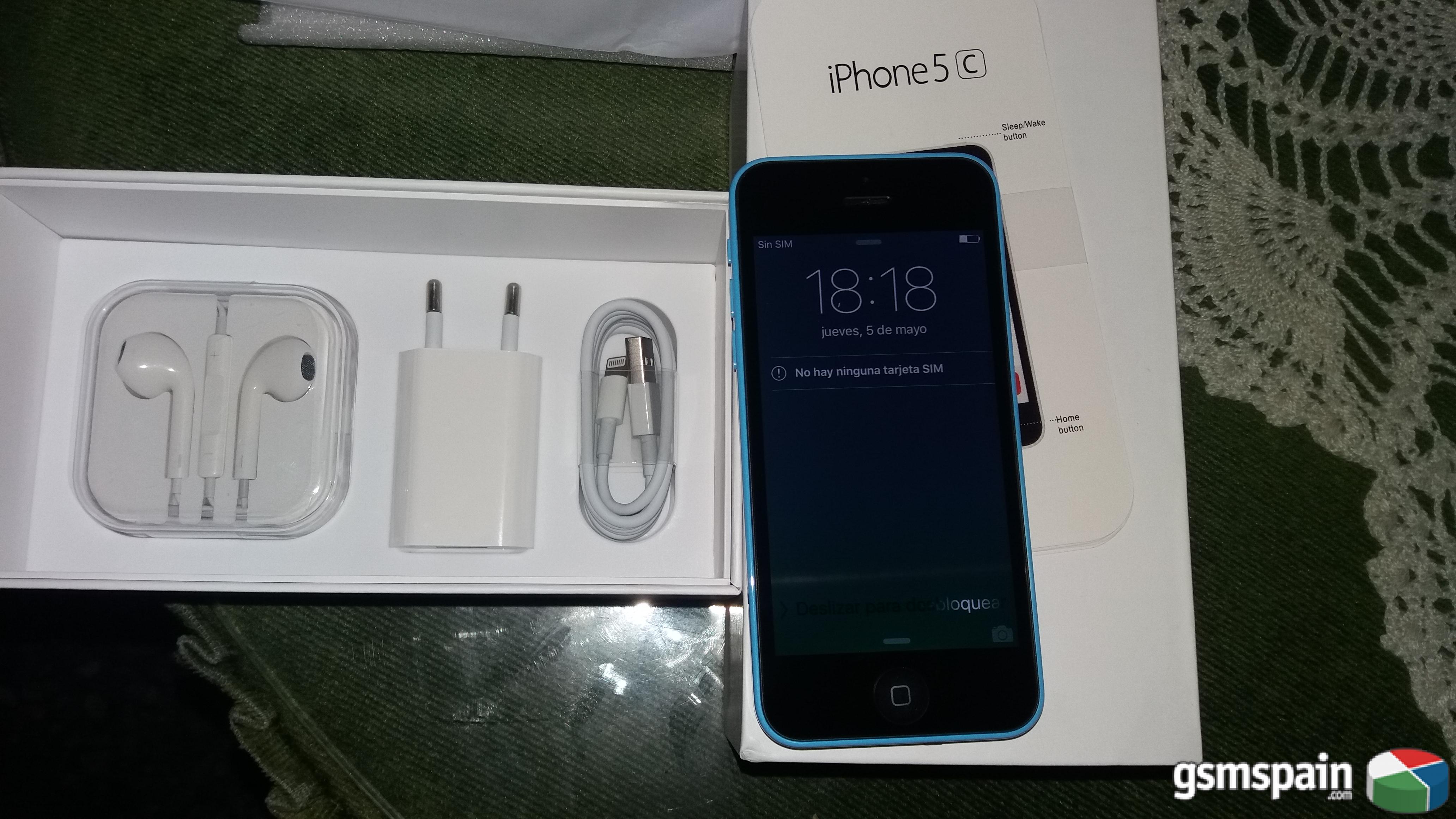 [VENDO] iPHONE 5C 8GB LIBRE Azul claro como Nuevo