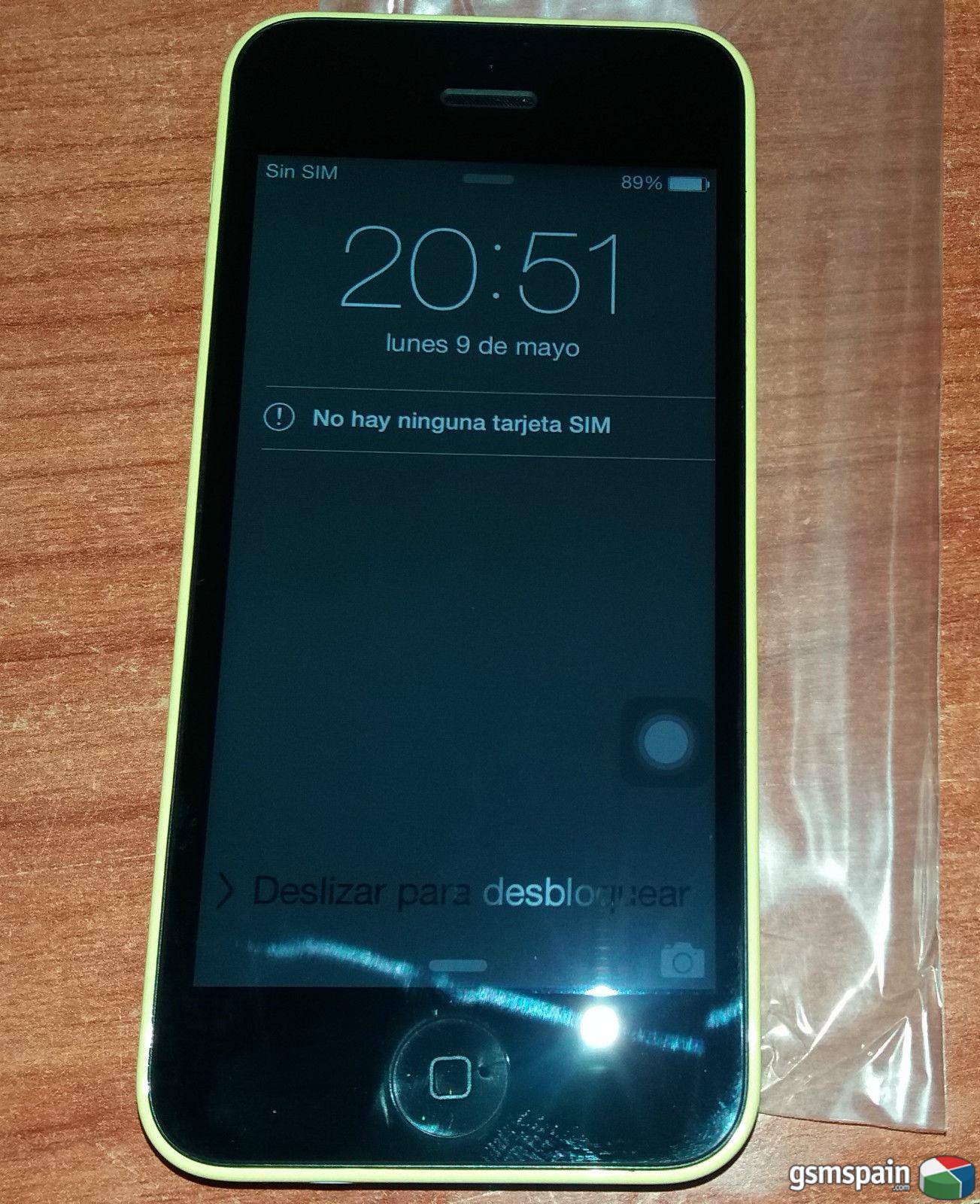 [VENDO] iPHONE 5C 8GB LIBRE Amarillo como Nuevo