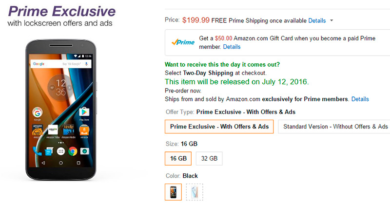 Amazon comienza a vender telfonos con descuento a cambio de publicidad