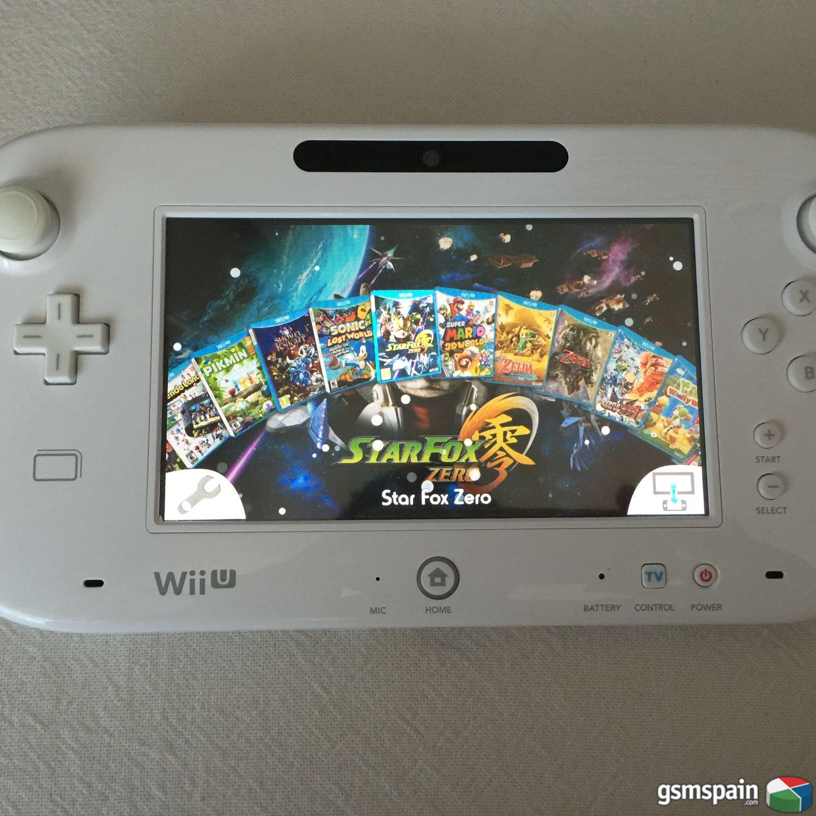 [VENDO] WII U +6 juegos +SD 128 GB con muchos mas juegos