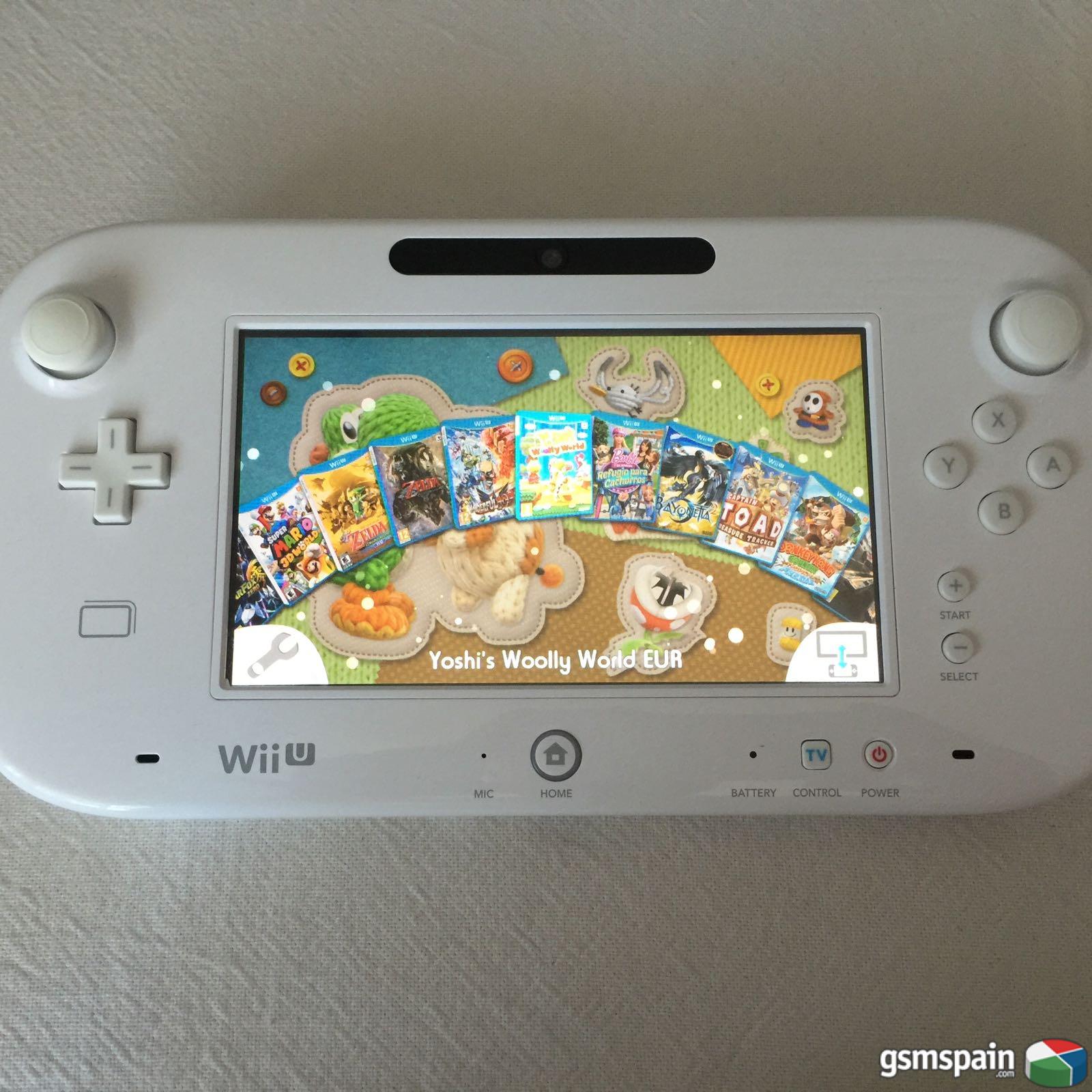 [VENDO] WII U +6 juegos +SD 128 GB con muchos mas juegos