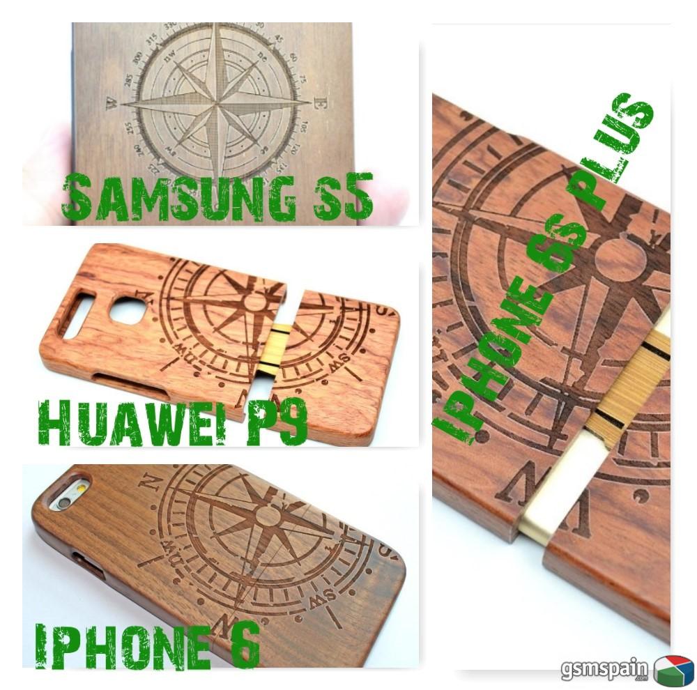 [vendo] Carcasas Bambu Talladas Samsung S6 S6 Edge S6 Edge + Iphone Se 6s S 6s +