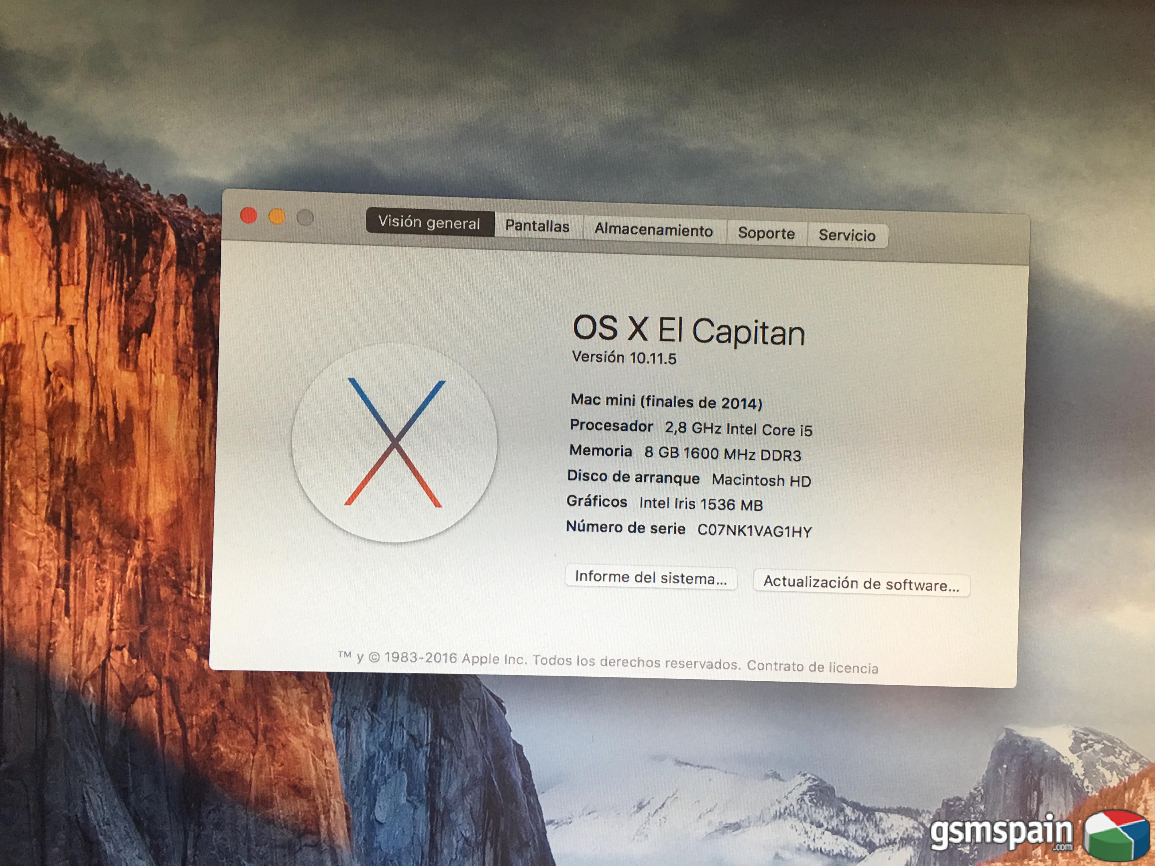 [VENDO] Mac mini 2014 i5 casi sin uso con applecare