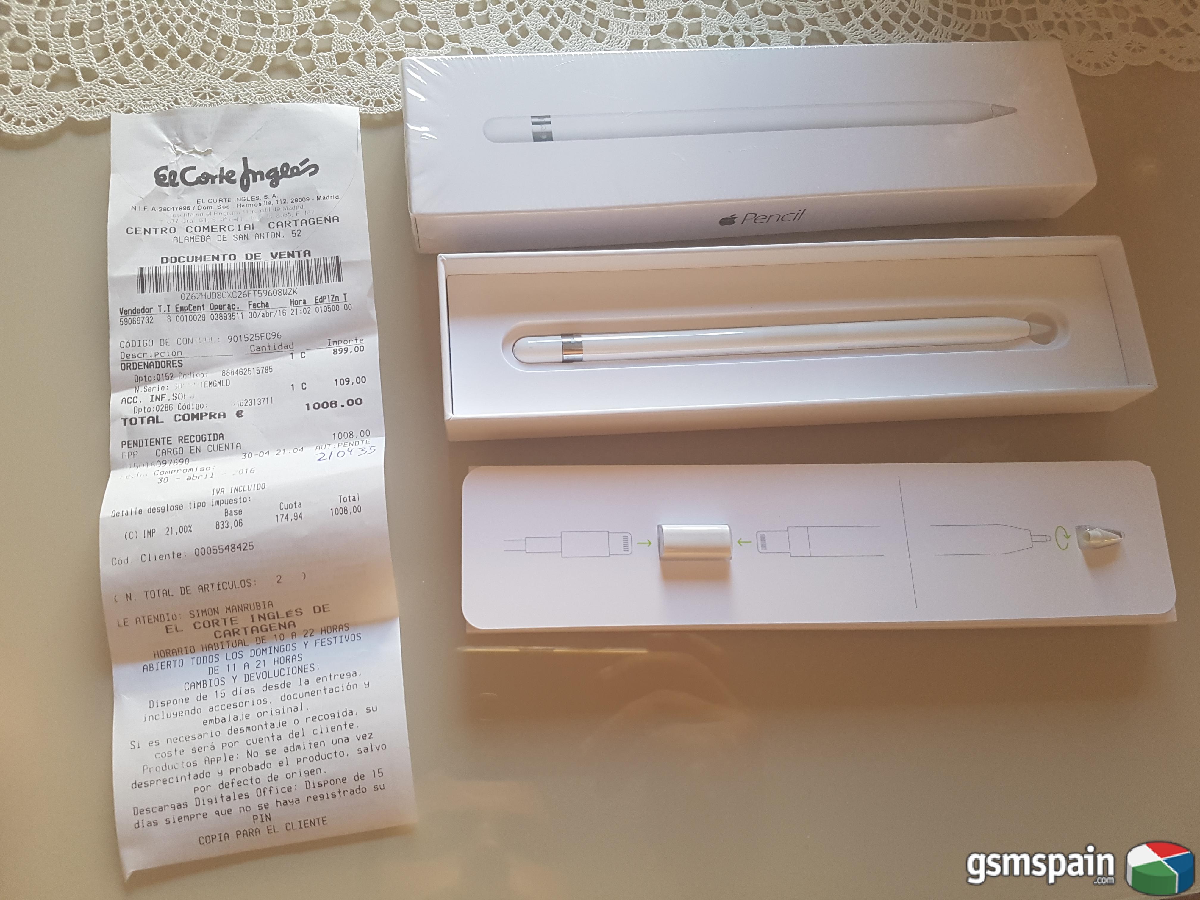 [VENDO] Apple Pencil Nuevo, casi a estrenar