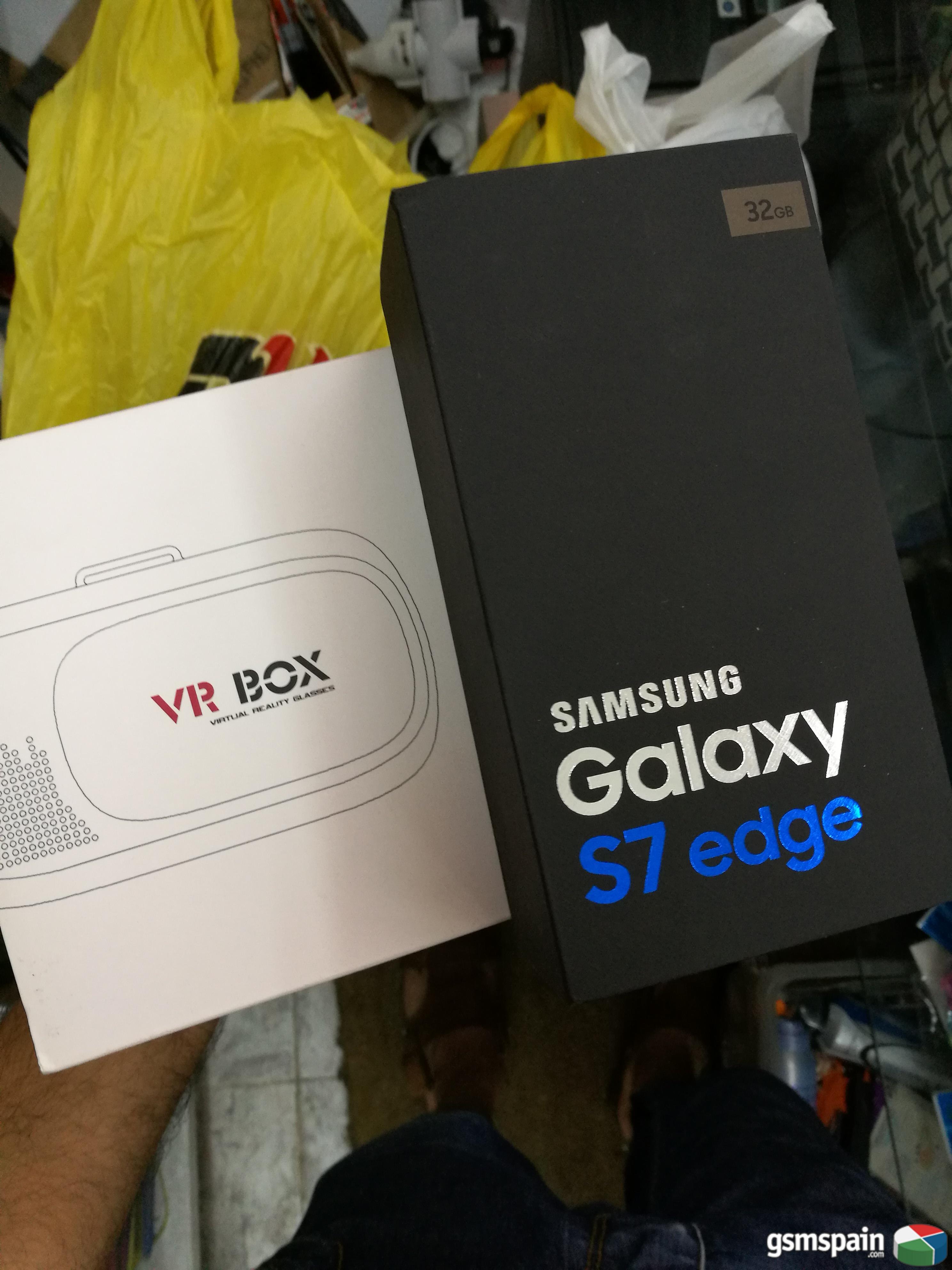 [VENDO] Samsung galaxy S7 EDGE Gold NUEVO ms GAFAS VR BOX 520!!!!!