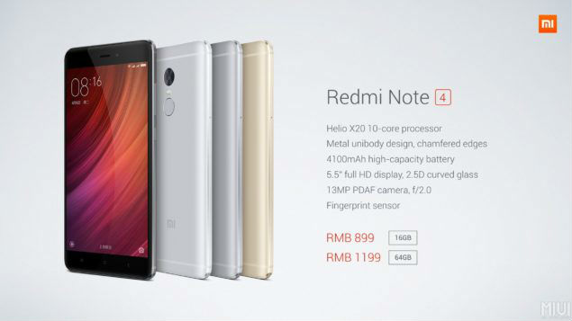 Xiaomi presenta oficialmente el nuevo RedMi Note 4