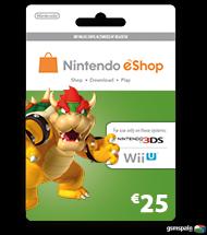 [vendo] Tarjetas Recarga Nintendo E-shop De 25 Euros