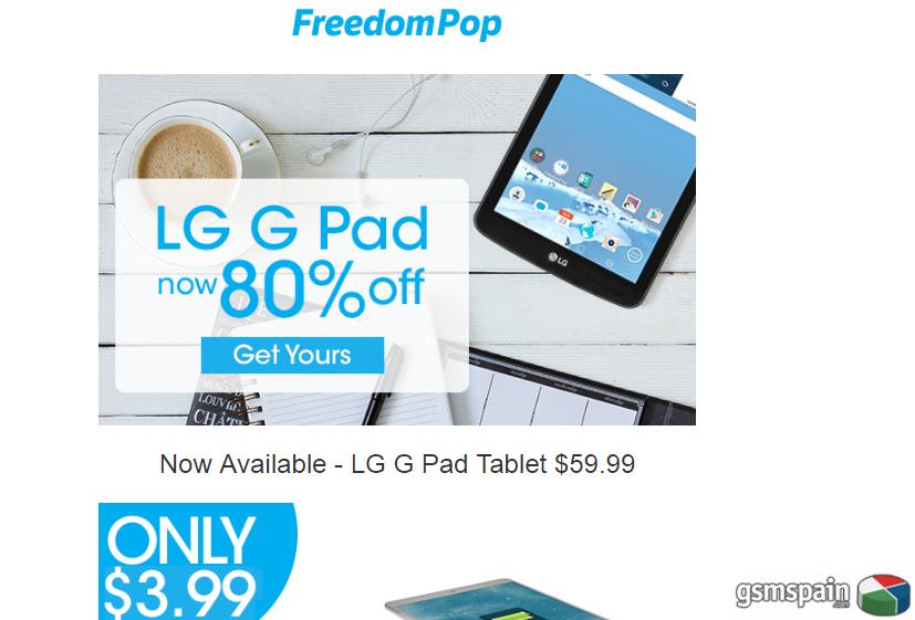 [CHOLLO] No chollo. Tablet LG G Pad 7" a 59,99$