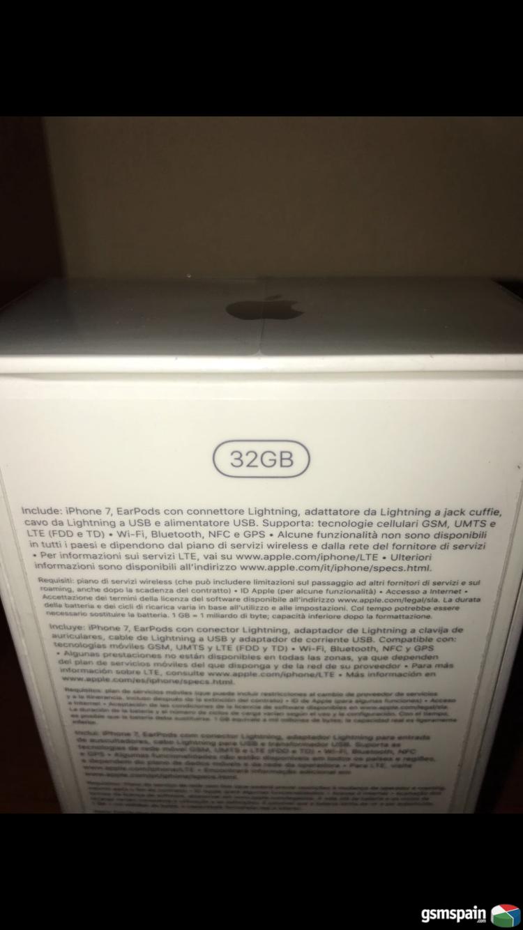 [VENDO] iPhone 7 32G silver precintado