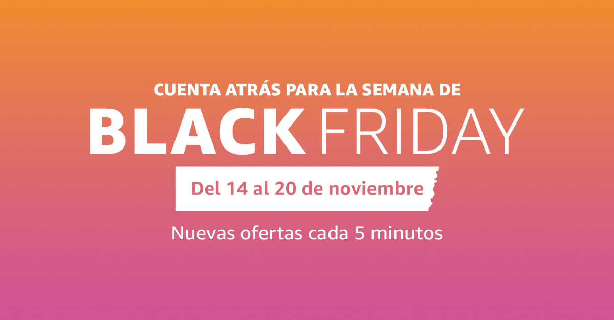 Black Friday de Amazon.es con ms de 10.000 ofertas de hasta -40%