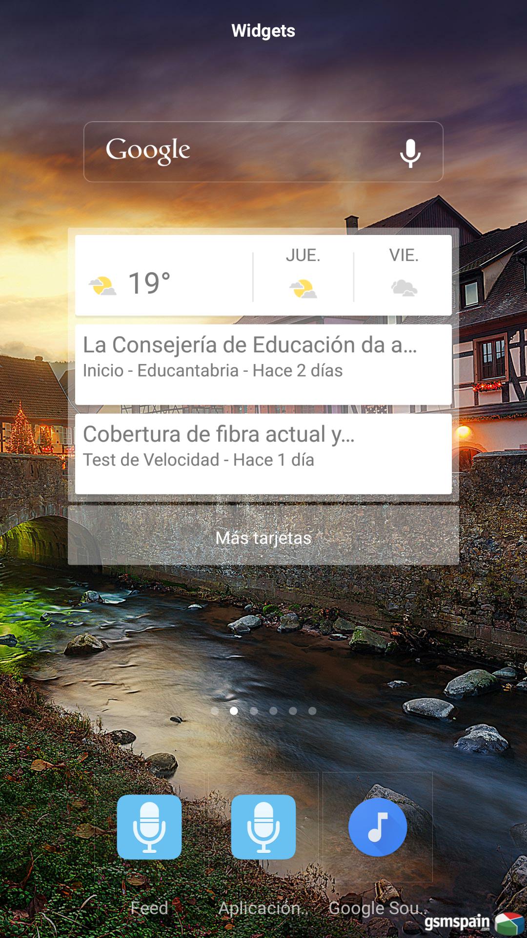 [AYUDA] Poner las tarjetas de google now en la pantalla del movil