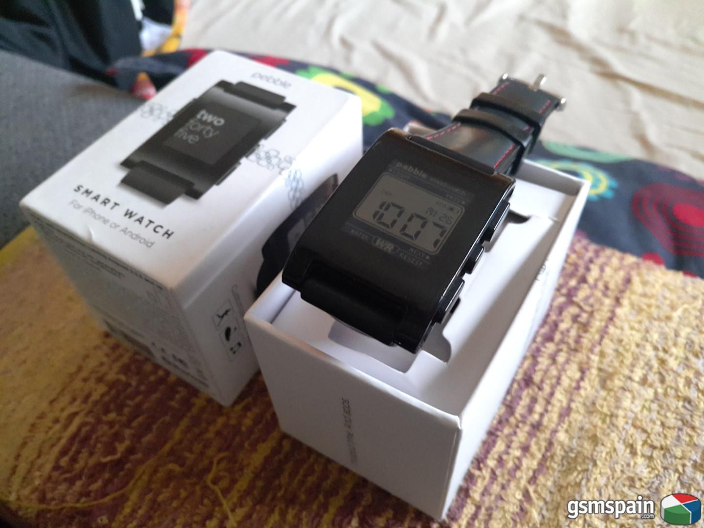 [VENDO] Smartwatch Pebble classic Jet Black negro en su caja