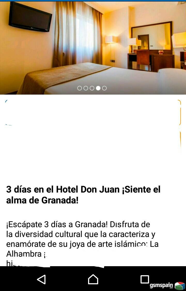 [VENDO] 2 noches de Hotel en Granada (navidades)