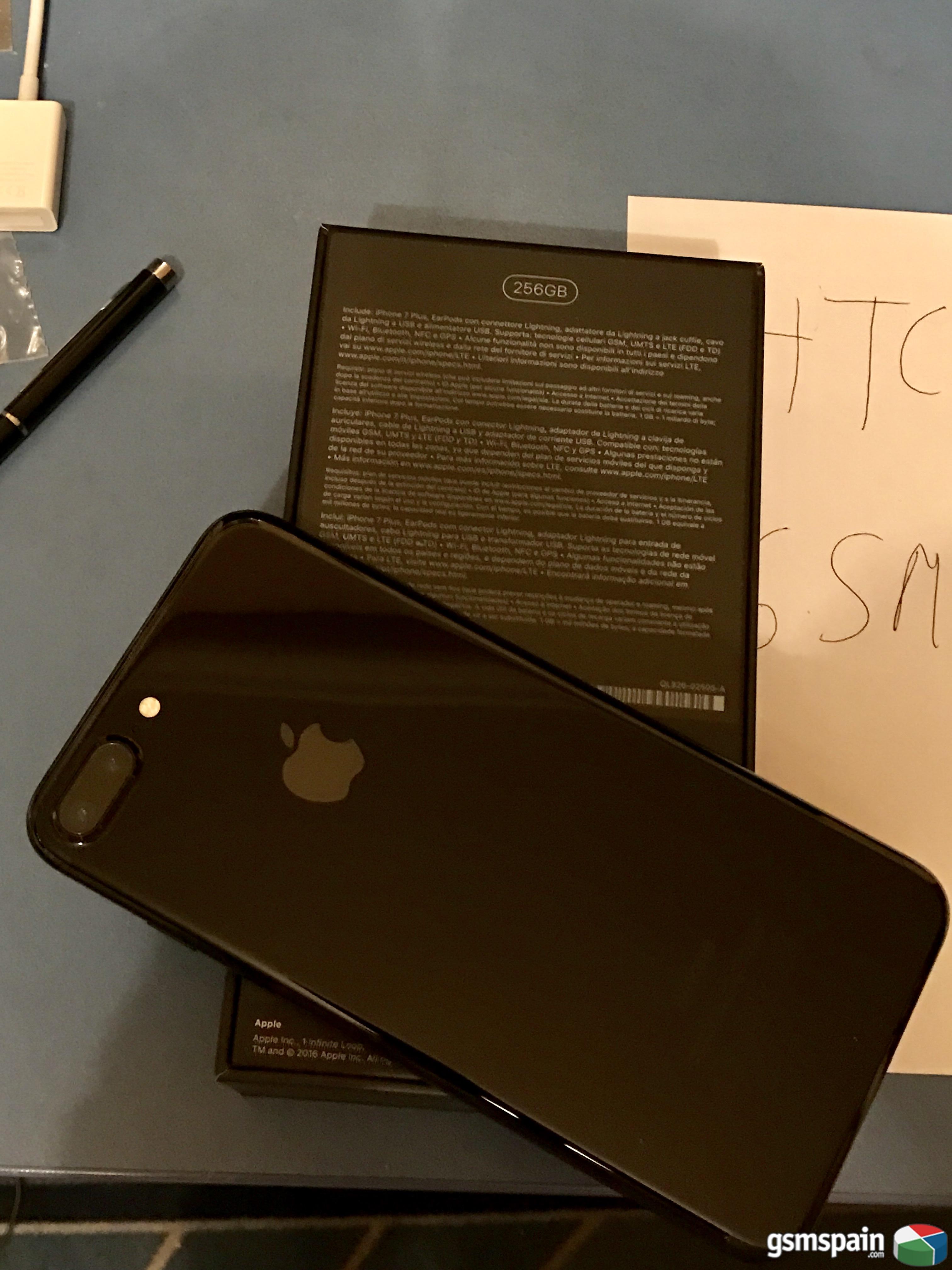 [VENDO] Iphone 7 Plus 256GB Jet Black como a estrenar + Extras + Garantia ( Factura )