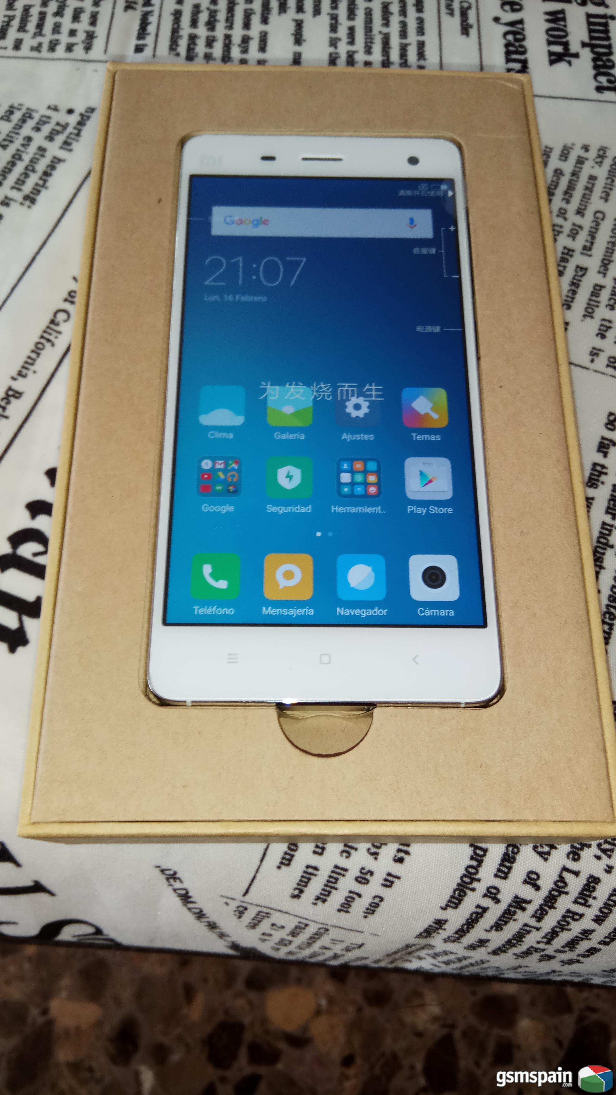 [VENDO] Xiaomi Mi4 con 3g ram y 16 interna a estrenar