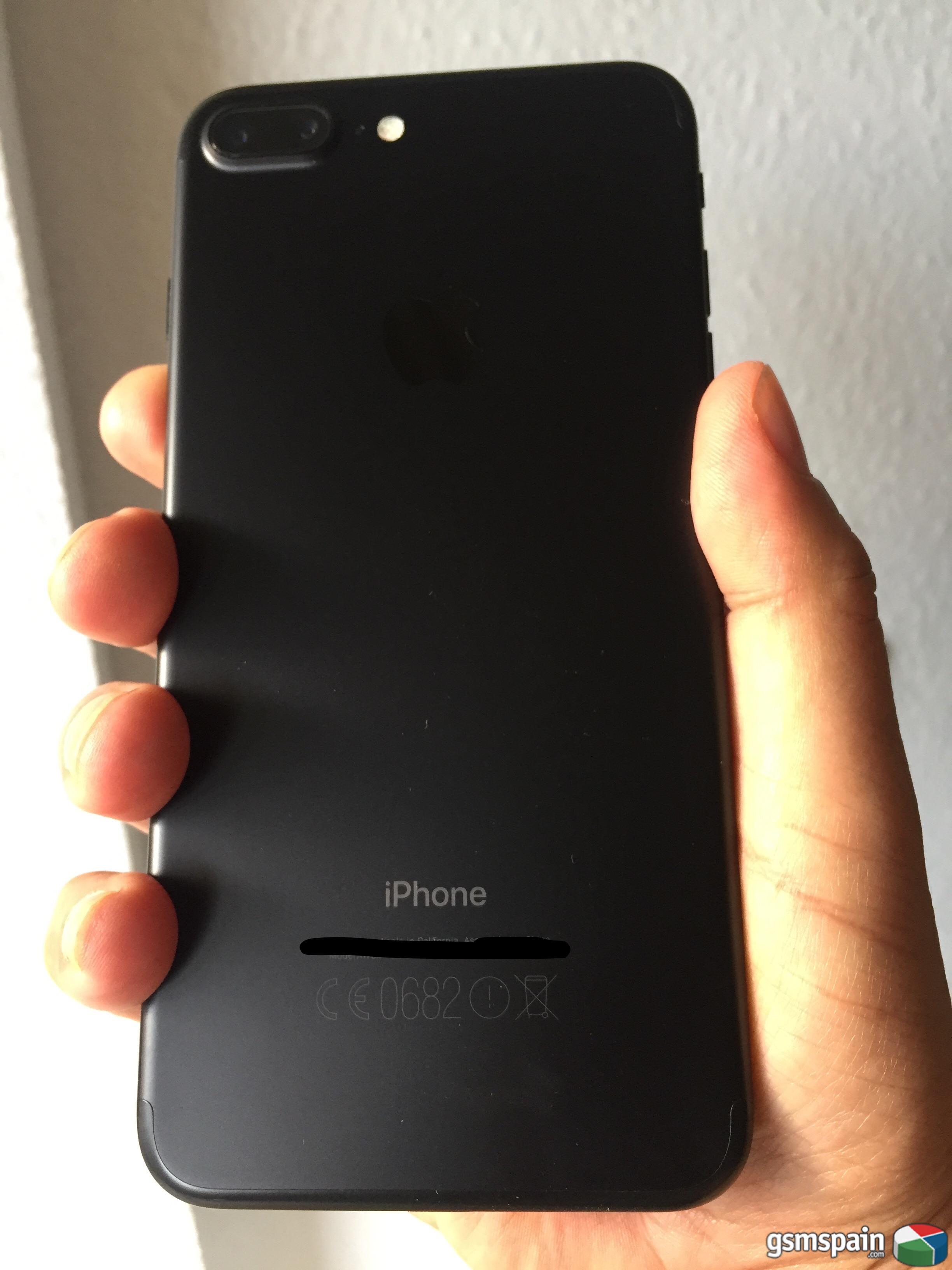 [VENDO] iPhone 7 plus 32GB negro mate impoluto pasa como nuevo.