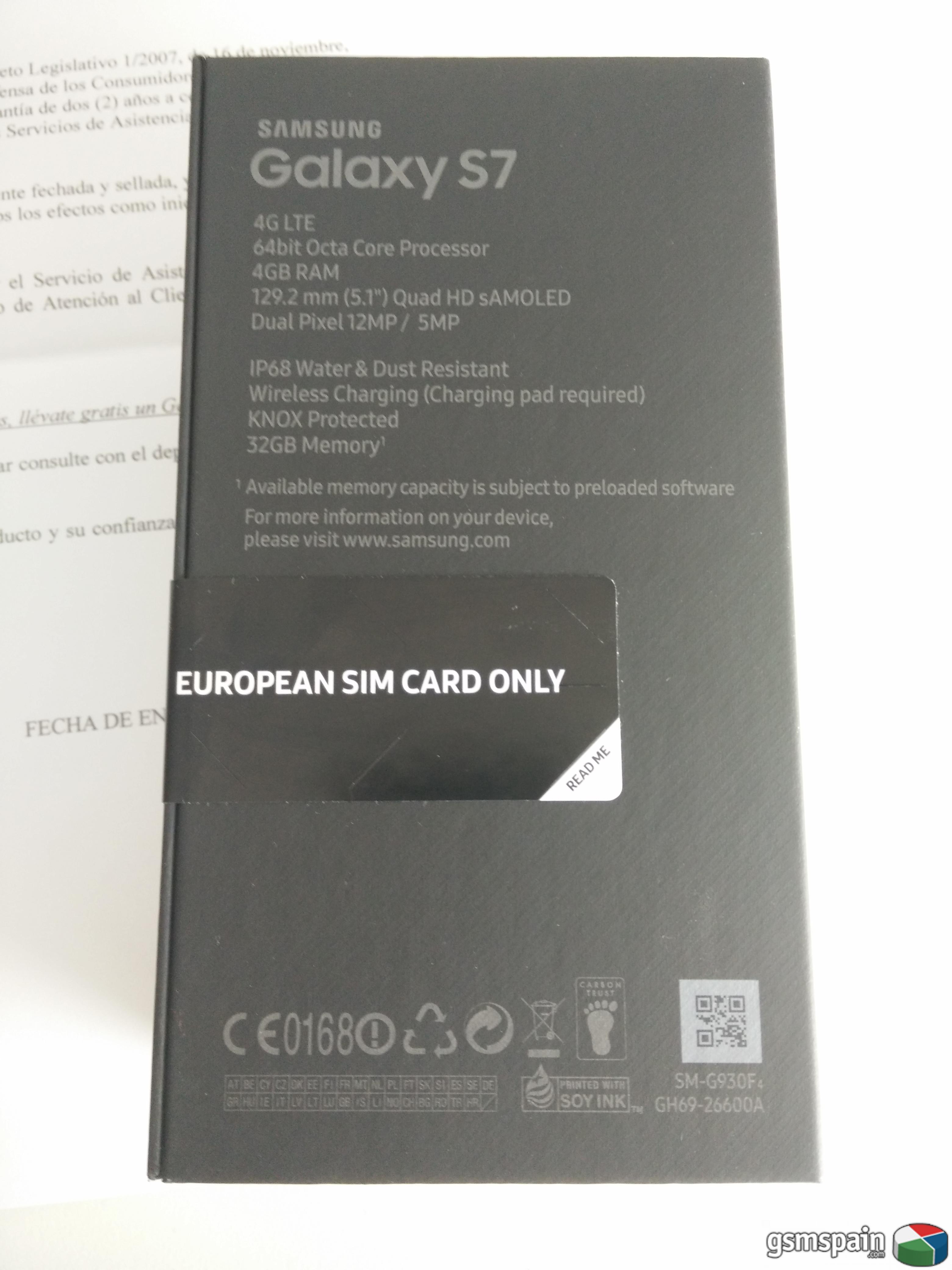 [vendo] Samsung Galaxy S7 Precintado