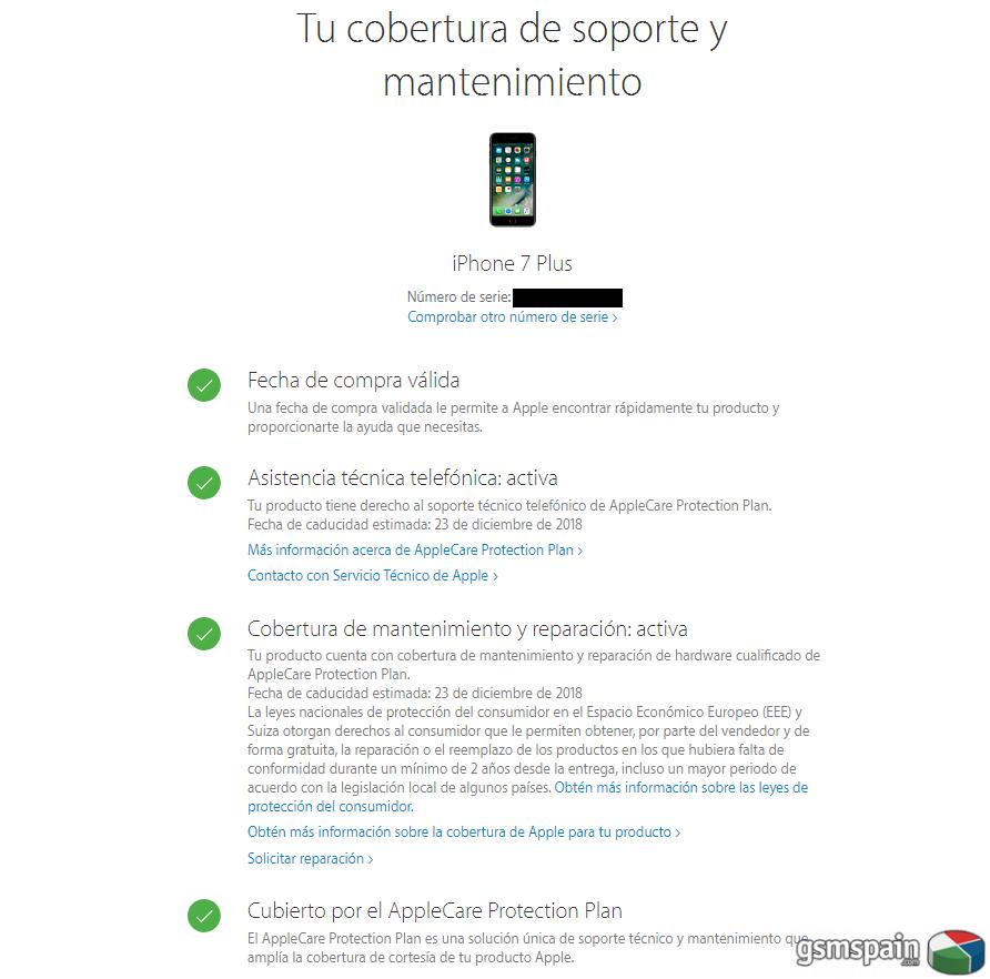 [VENDO] iPhone 7 Plus Jet Black 128 a estrenar con Apple Care!!