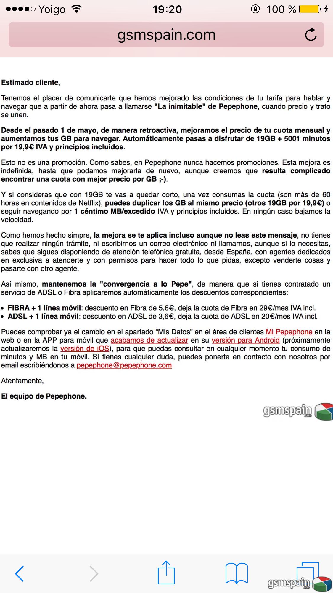 Tampoco piensa mover ficha despus del movimiento de MasMvil?