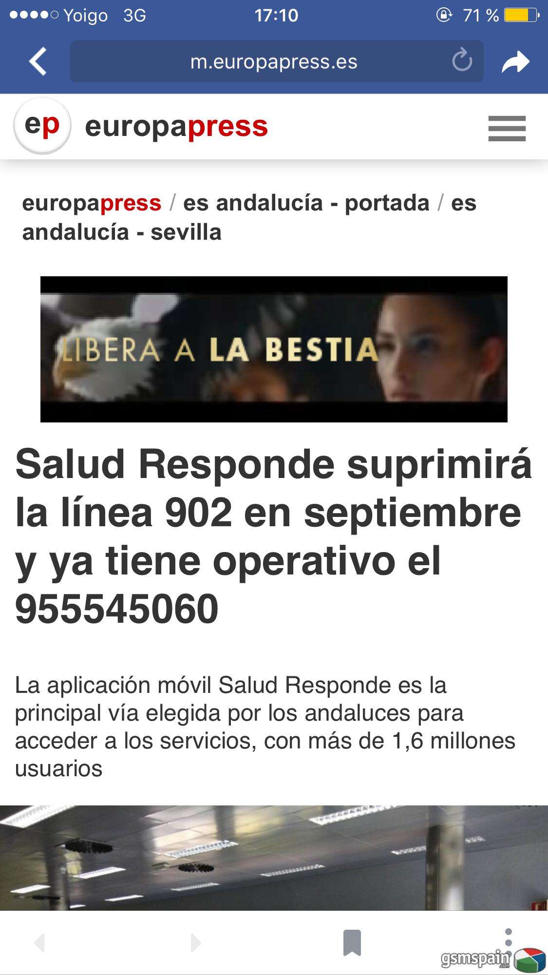 Teleasistencia Junta de Andaluca 901