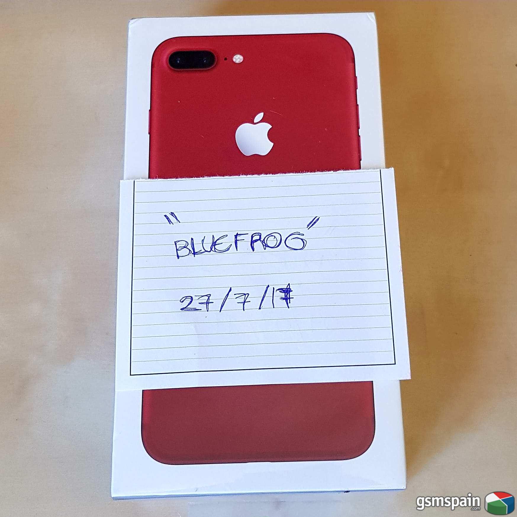 [VENDO] (())iphone 7 plus 128gb rojo red edition, precintado y factura(())