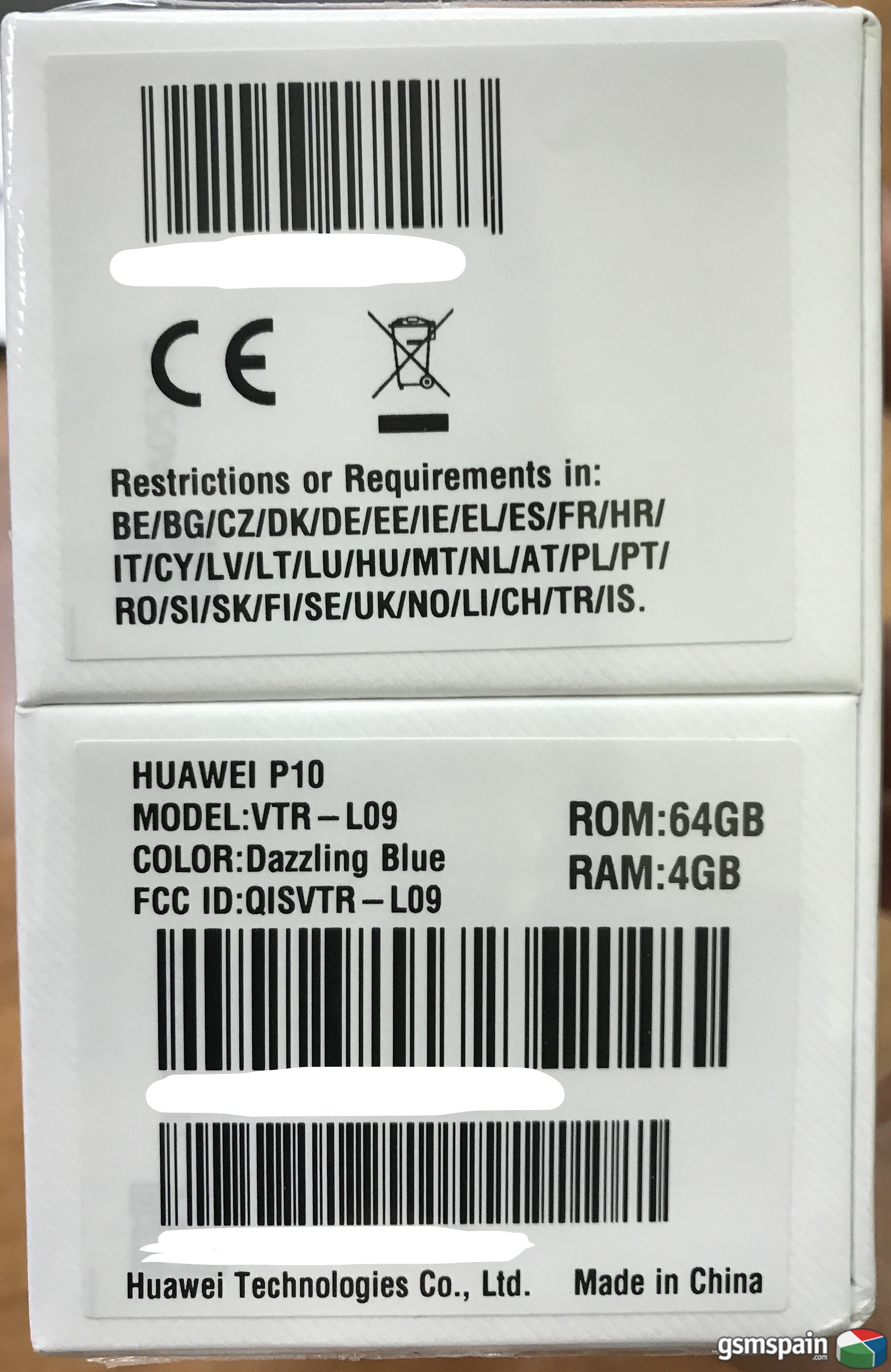 [VENDO] Huawei P10 64gb azul precintado <<<350 g.i.>>>