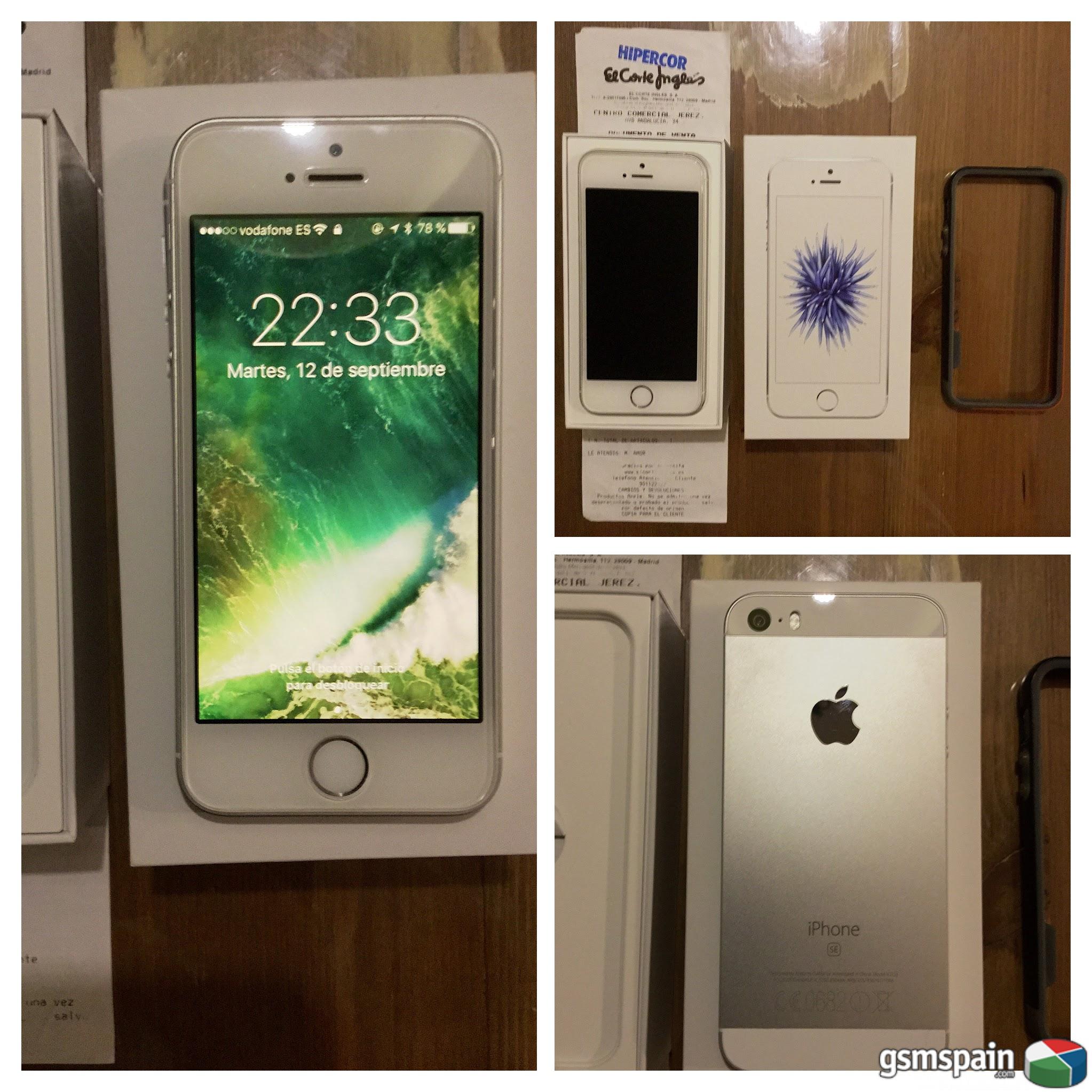 [VENDO] iPhone SE Silver 64GB impecable (Factura ECI + Extras)