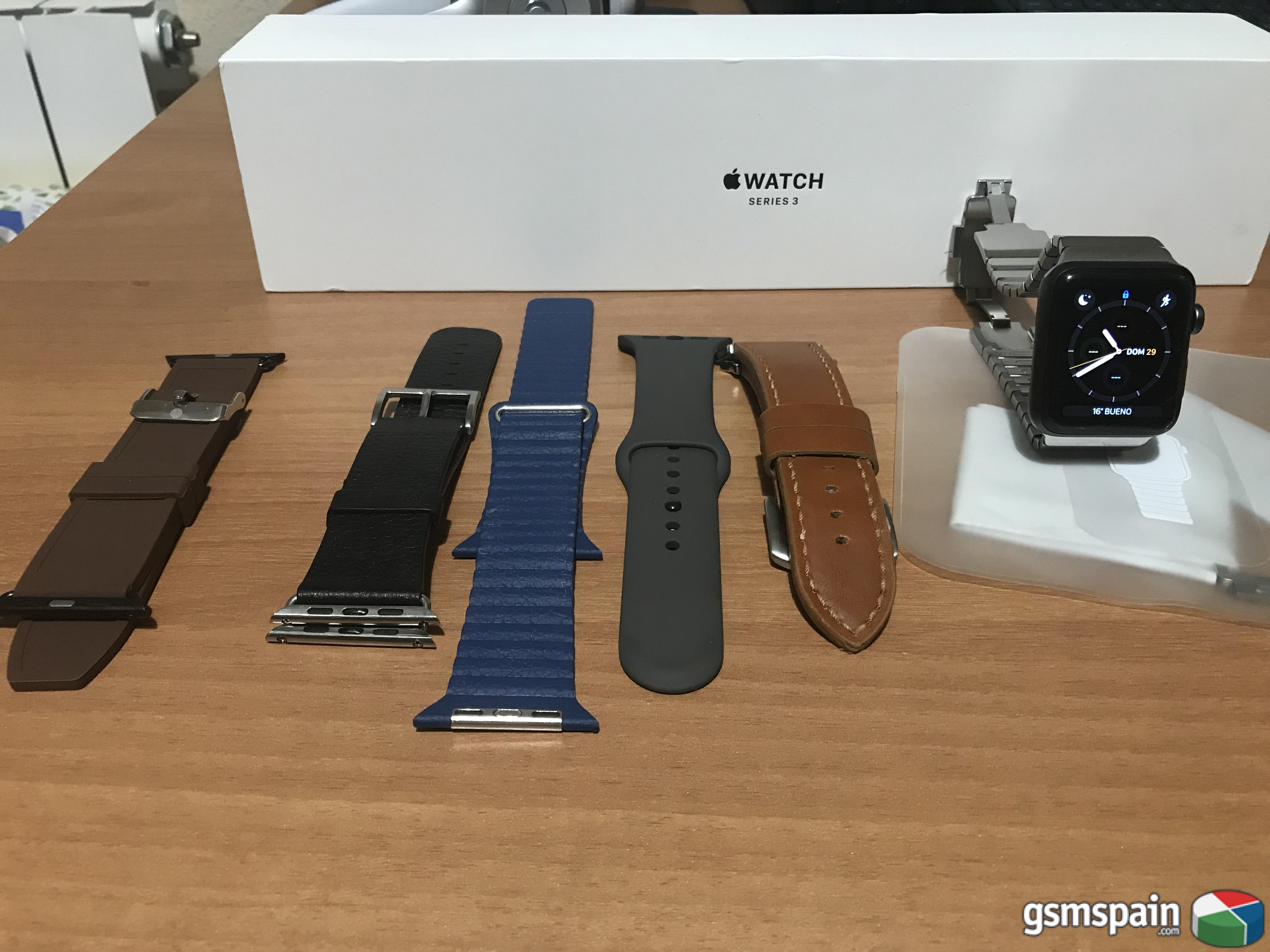 [VENDO] Apple Watch Series 3 42mm + Pack de correas (original de acero)