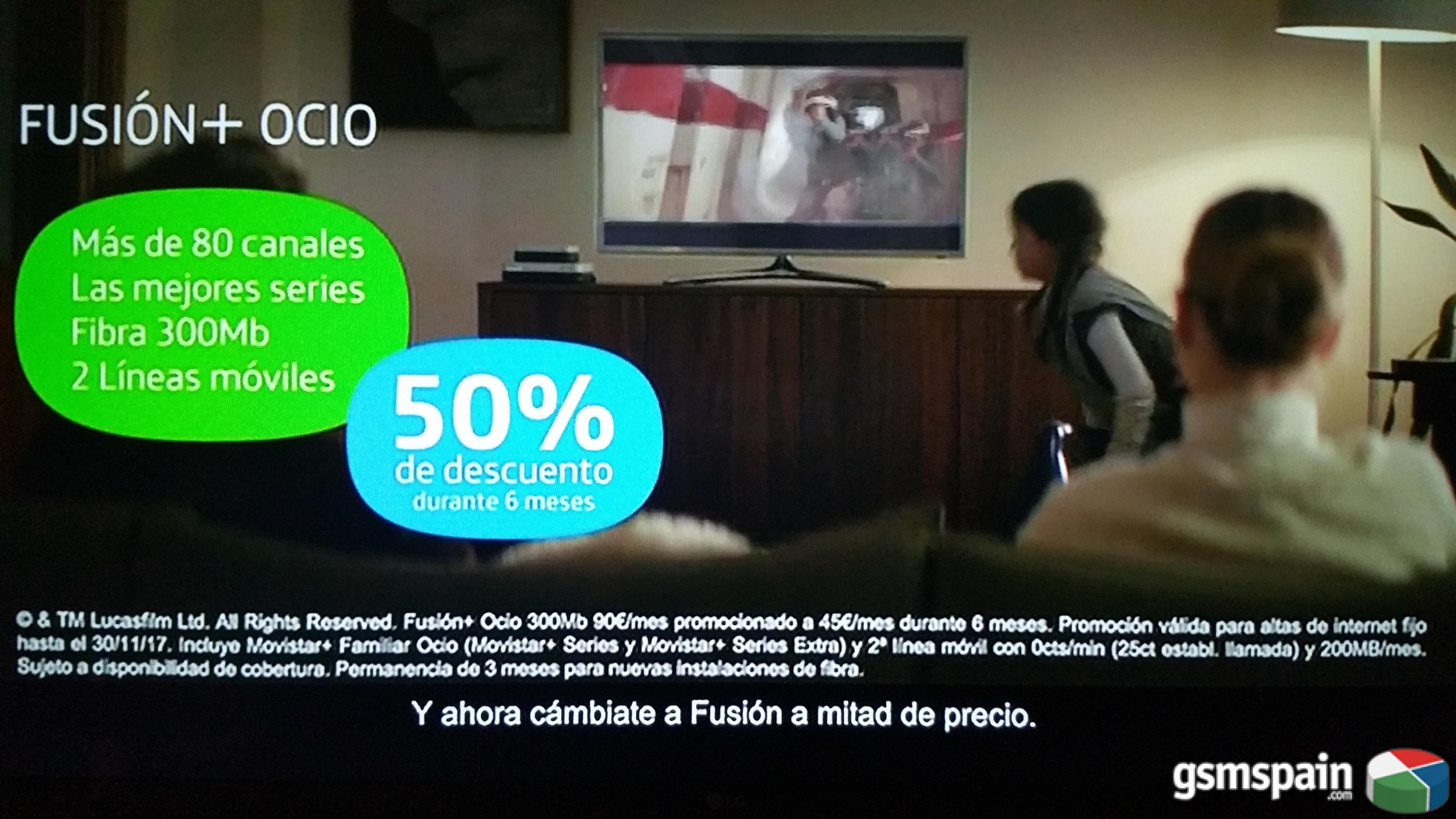 Promocin 6 meses a mitad de precio fusin + series