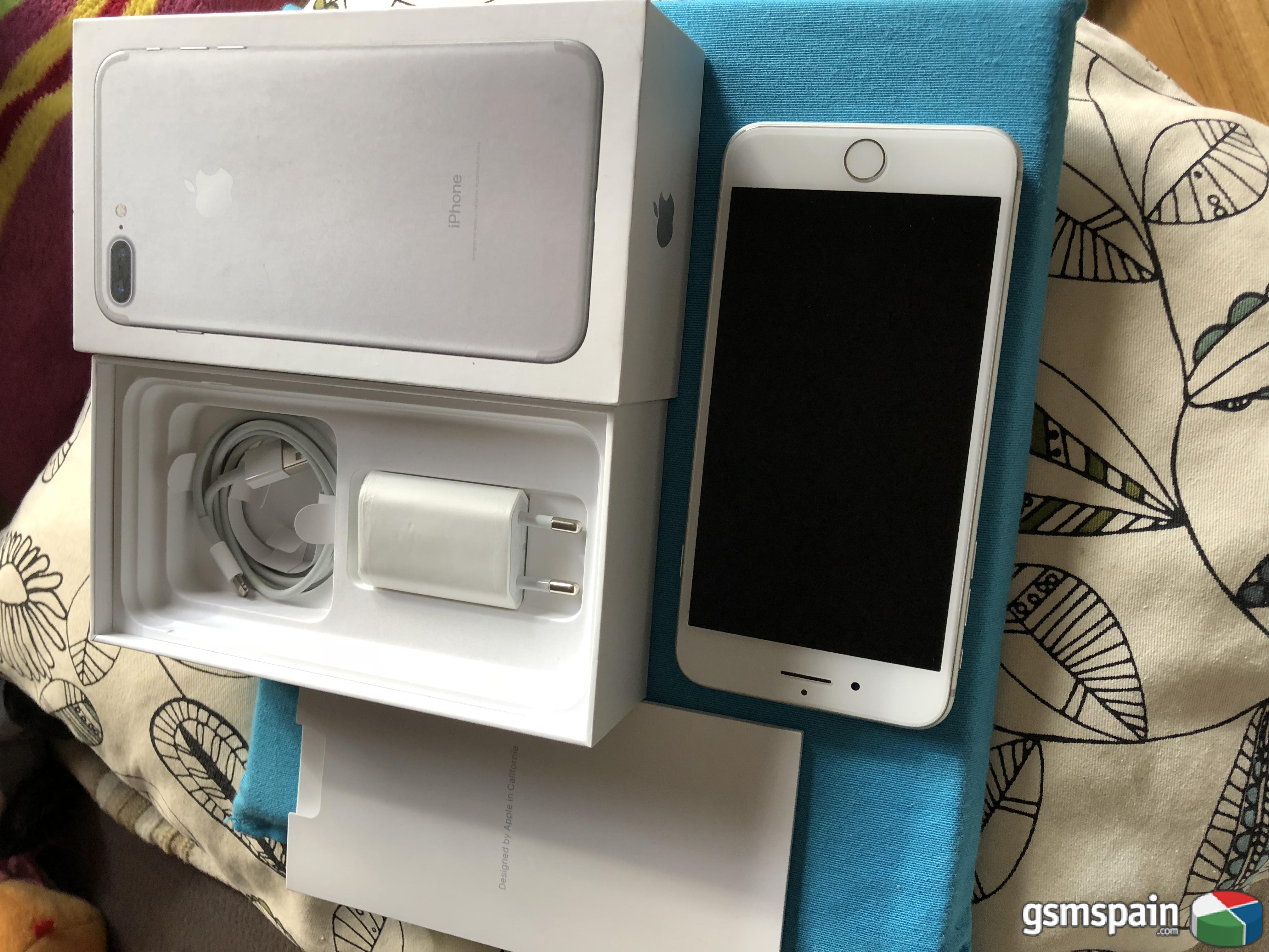 [VENDO] Iphone 7 plus Plata 128 gb IMPOLUTO - Factura Apple Store
