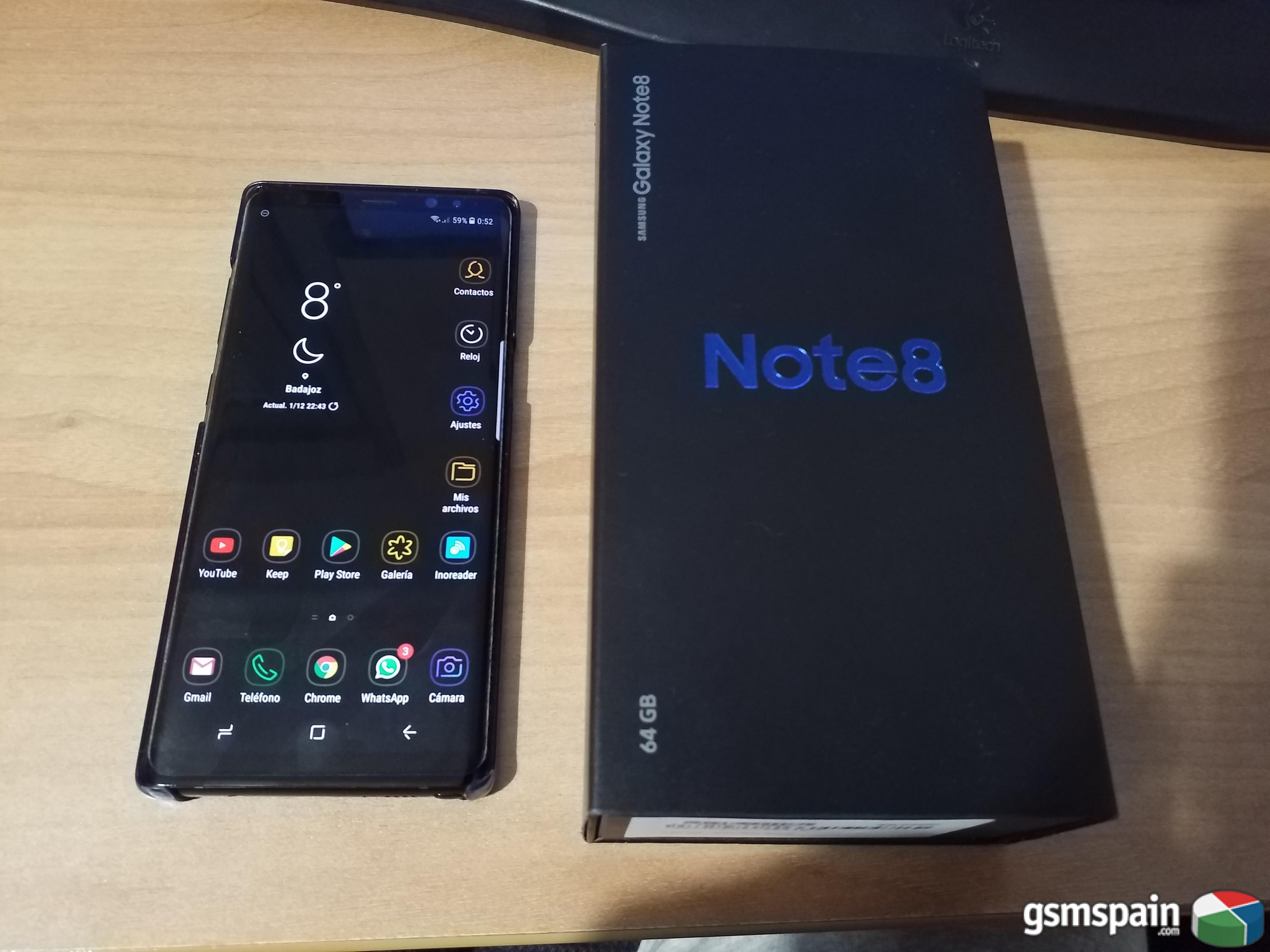 [VENDO] Vendo Samsung Galaxy Note 8 + Fundas   -   Nuevecito