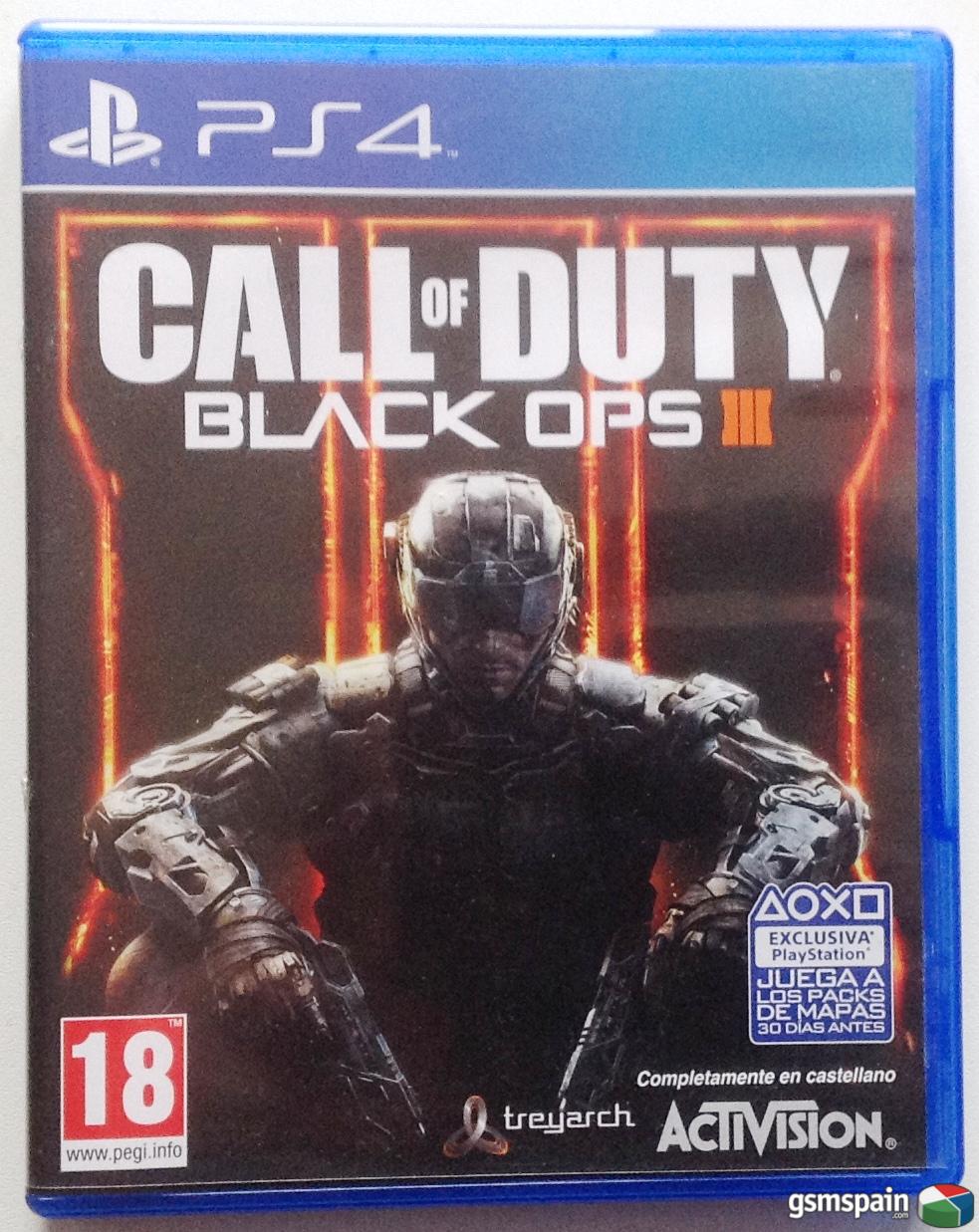 [VENDO] JUEGO Call of Duty Blakc Ops III para PS4.