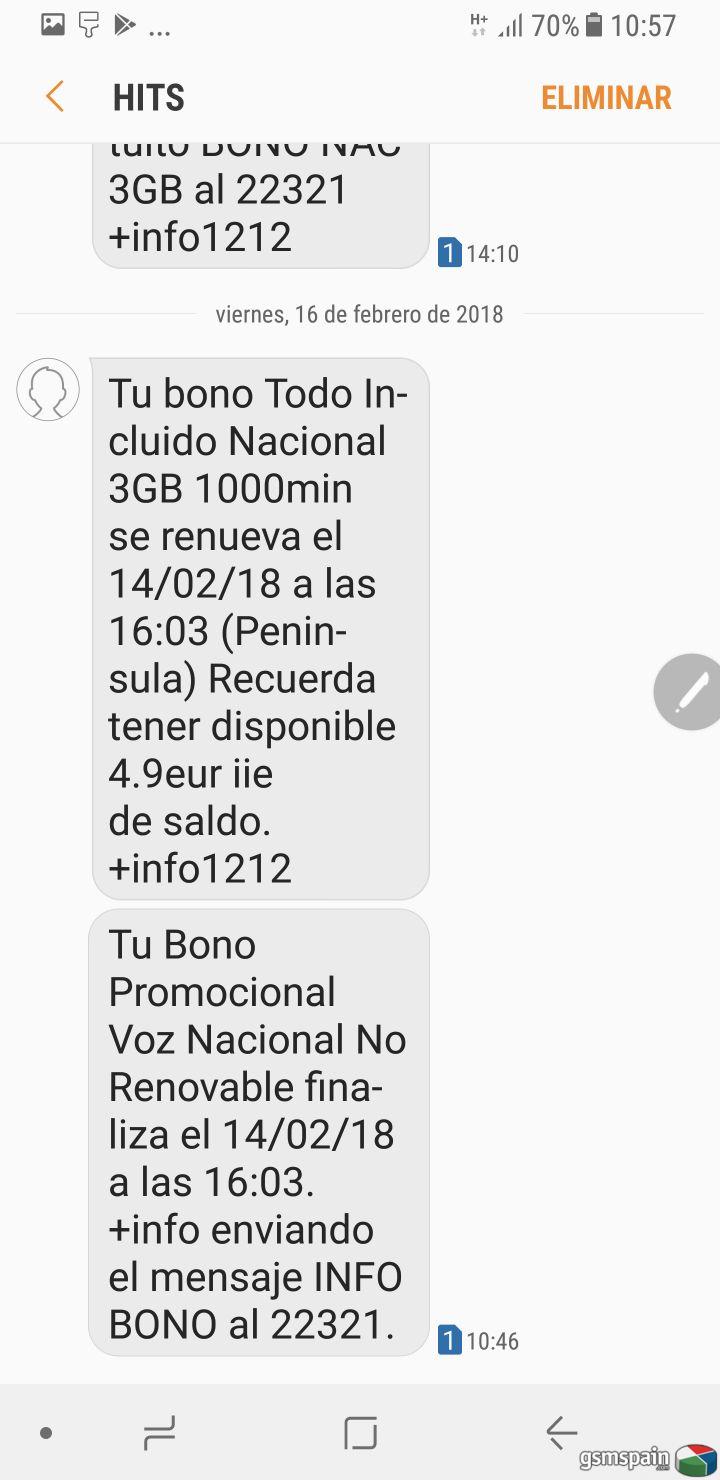 Los SMS llegan cuando quieren