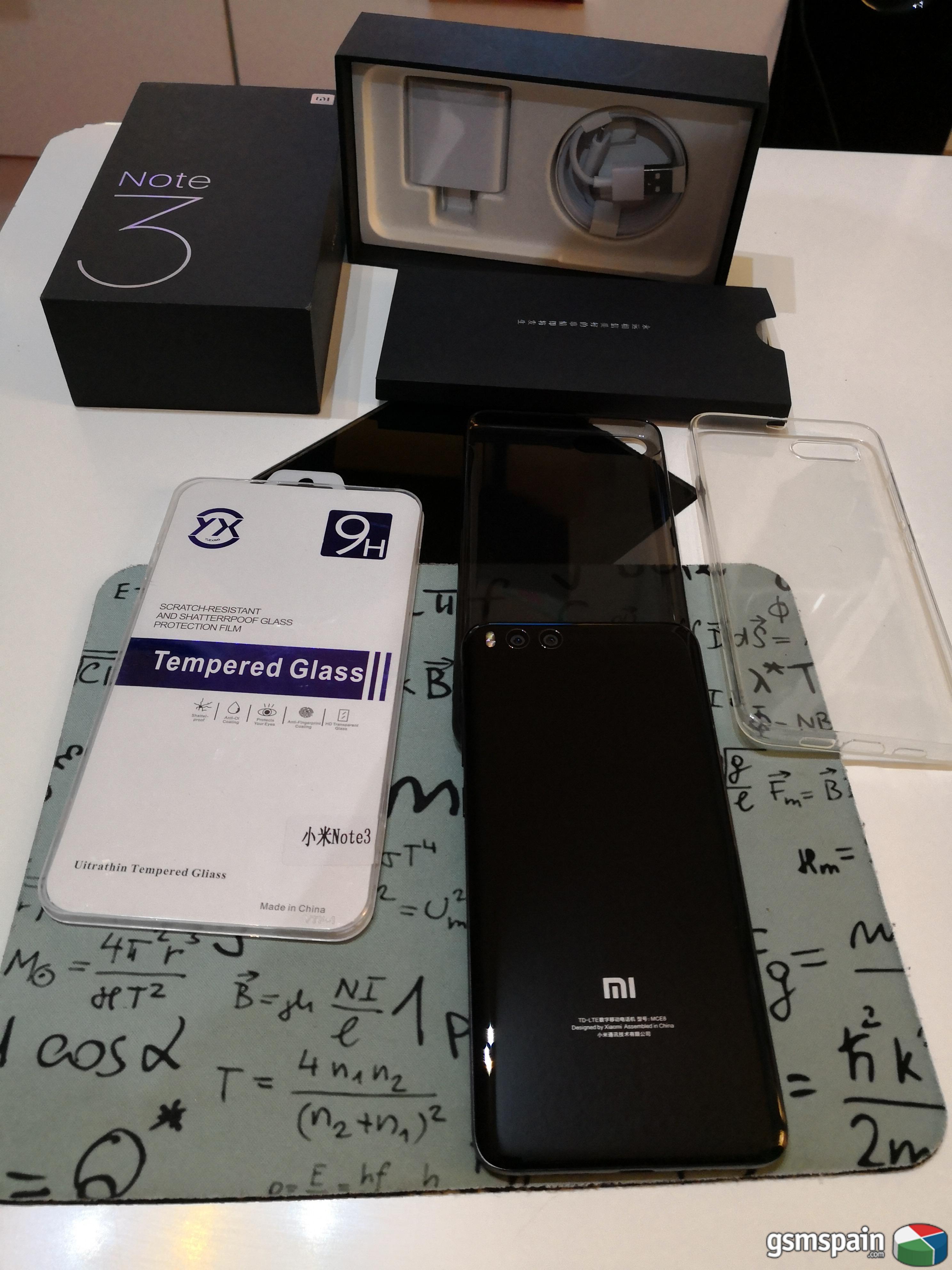 [VENDO] Xiaomi Mi Note 3 6-64 Negro COMO NUEVO 250