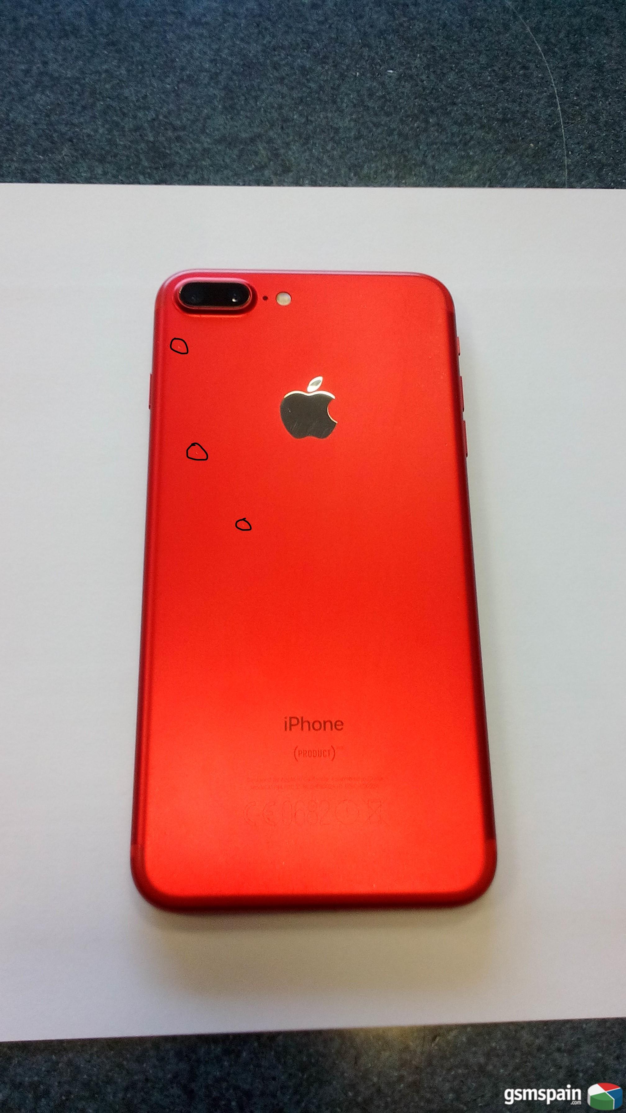 [VENDO] Iphone 7 plus 128 gb rojo