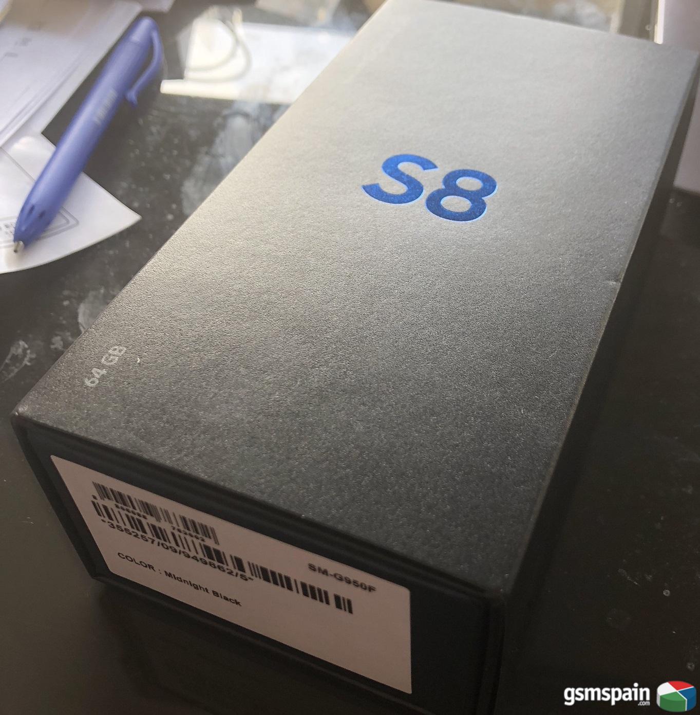 [VENDO] Samsung Galaxy S8 Precintado Negro 64GB Libre Factura Comprado 11.04.18