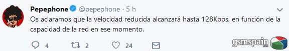 Dejan de cobrar el exceso de datos...