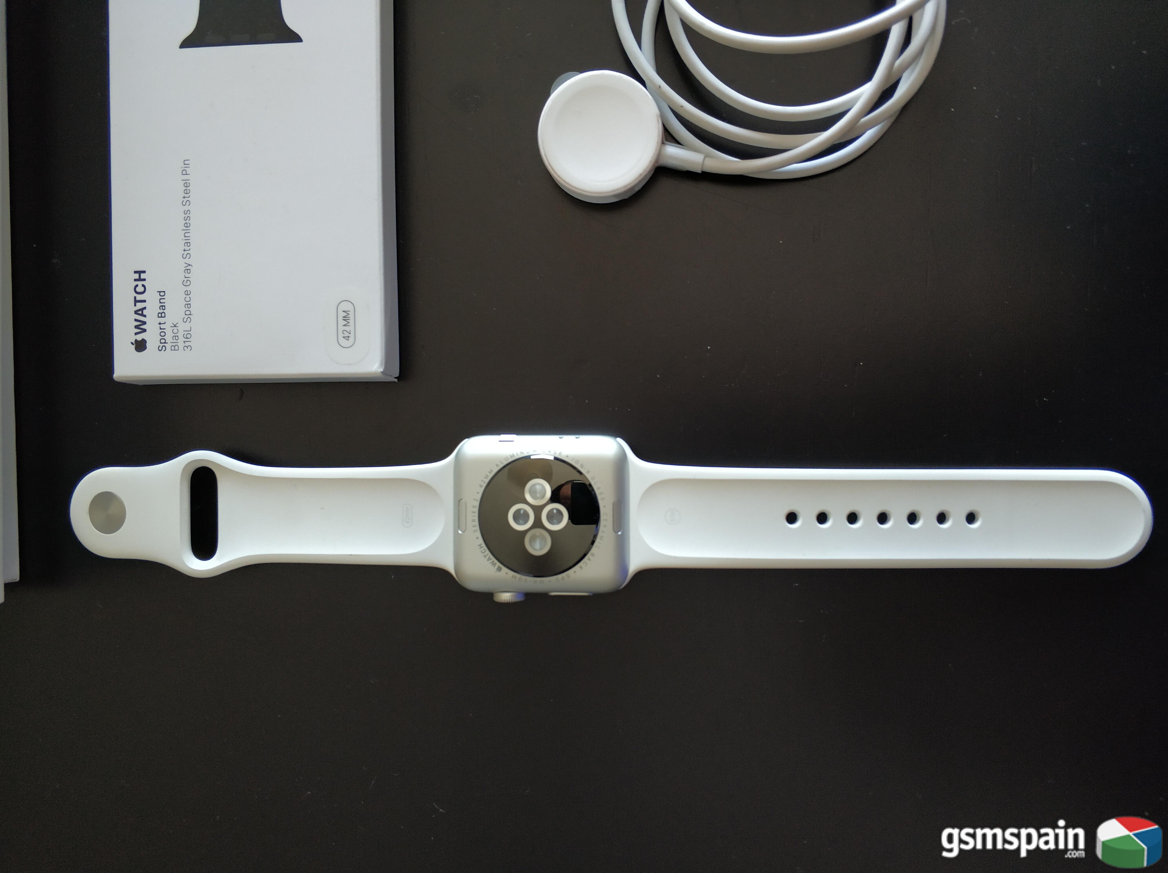 [VENDO] *** Apple Watch Series 2 Silver 42 mm*** + 2 pulseras originales + 1 pulsera adiciona