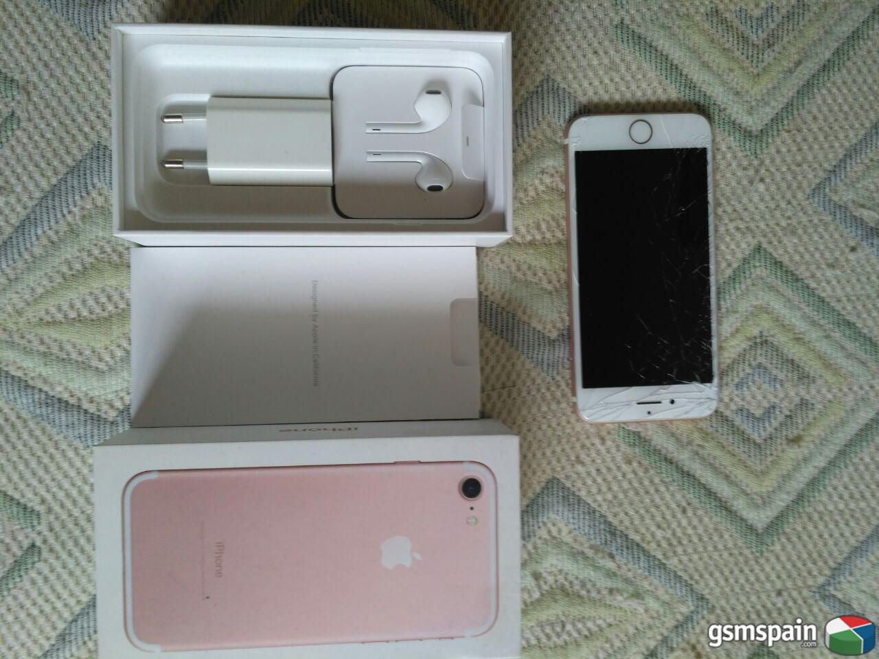 [VENDO] Iphone 7 rosa 32gb Gold rose con la pantalla rota
