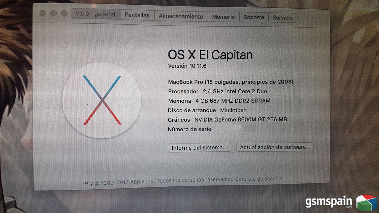 [VENDO] Macbook Pro Early 2008