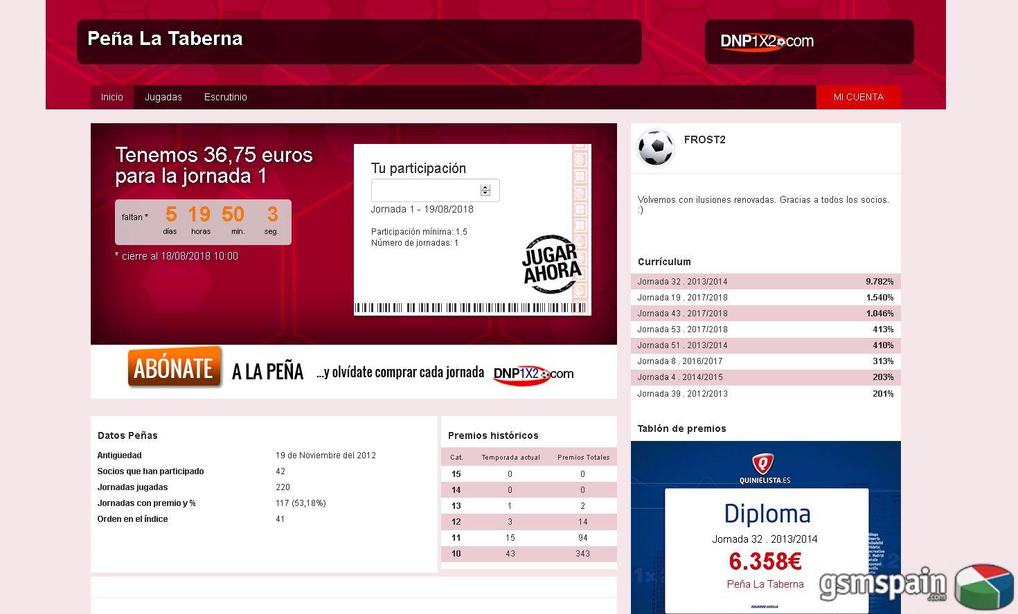 [CLUB] La Quiniela de La Taberna 2017-2018