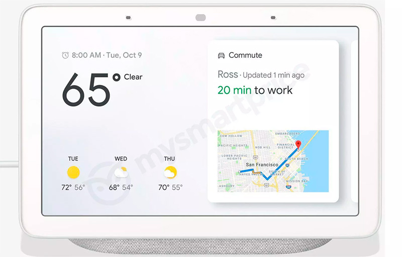 Se filtra el nuevo altavoz con pantalla Home Hub de Google