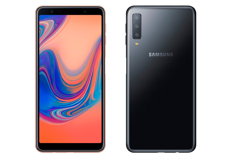 El primer mvil con tres cmaras de Samsung es el nuevo Galaxy A7 2018