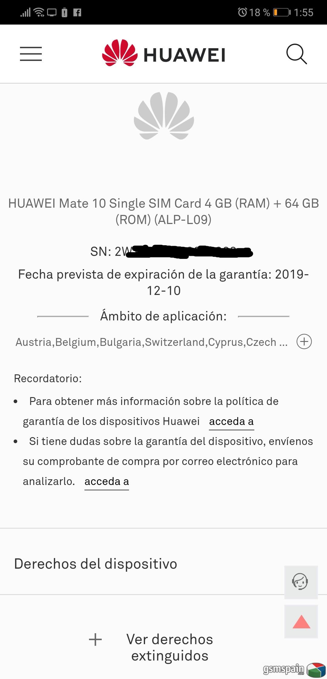 [VENDO] Huawei Mate 10 negro 240
