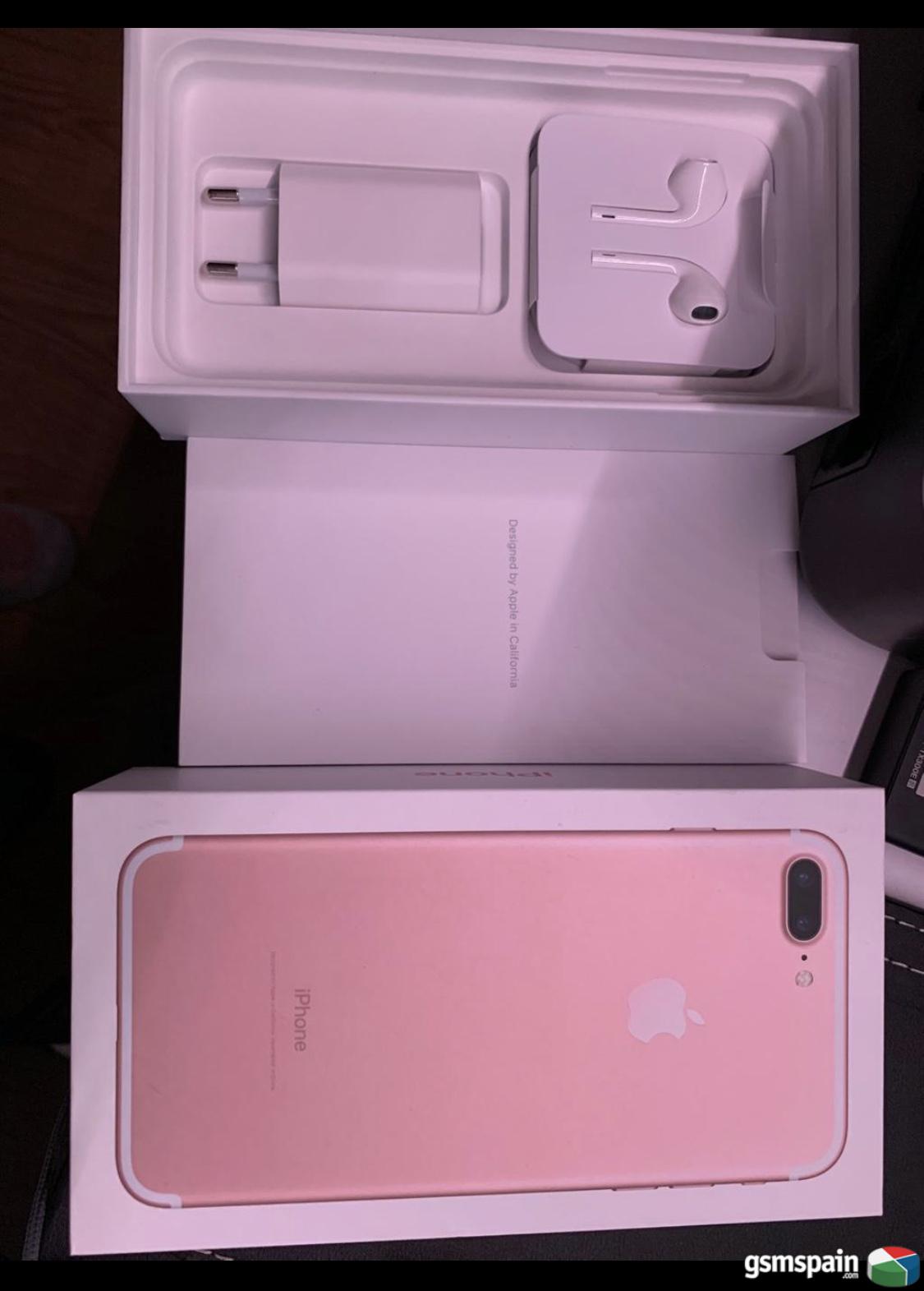 [VENDO] Iphone 7 plus rosa caja + garantia + accesorios