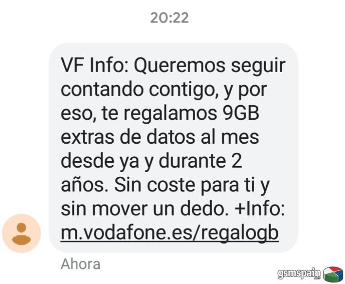 [CONSEJO] VF regala 15gb extras durante 2 aos por ser cliente red M