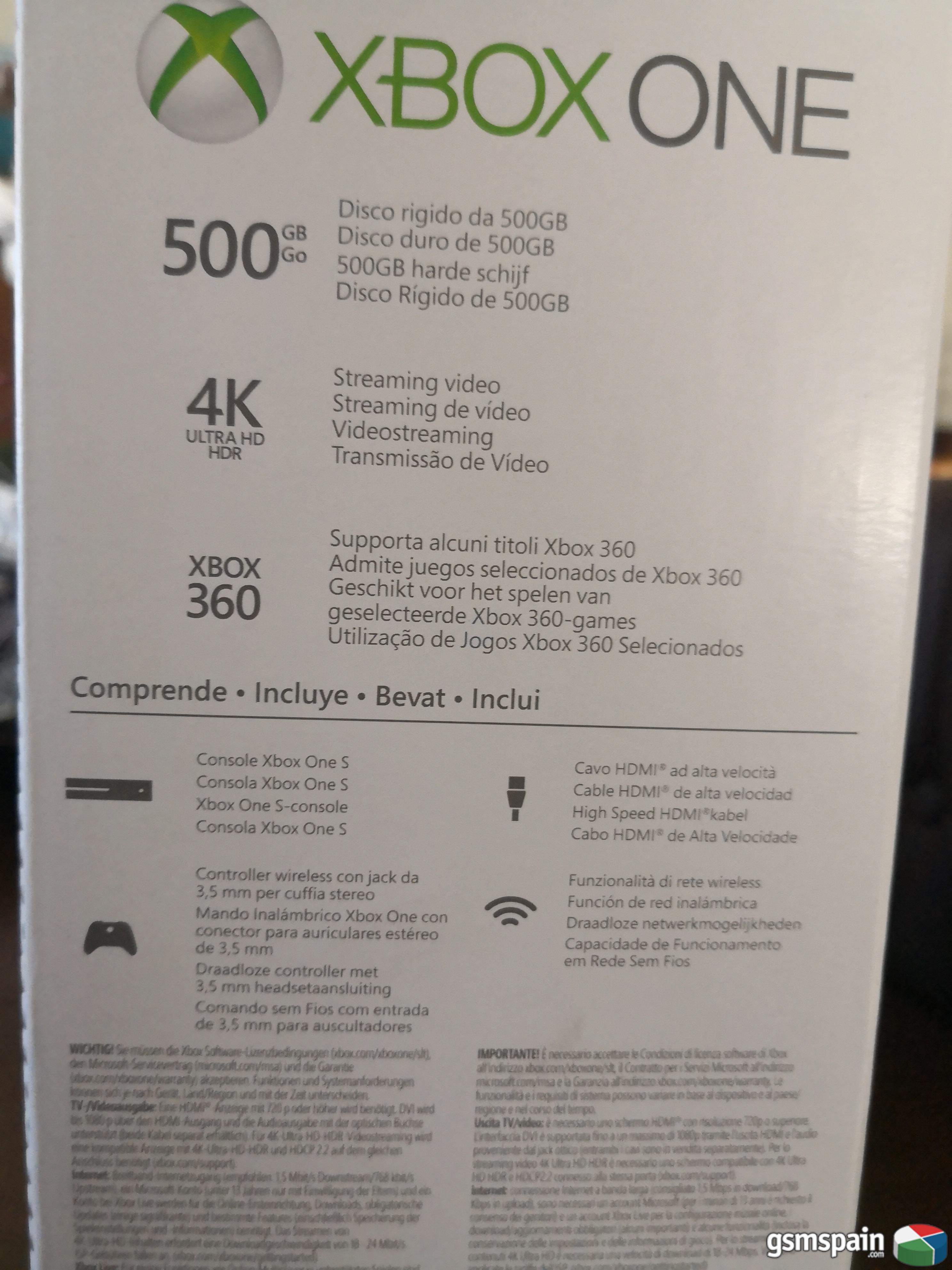 [VENDO] Xbox one S (500gb)