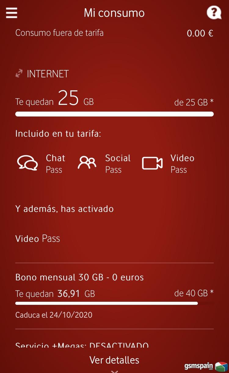 [CONSEJO] VF regala 15gb extras durante 2 aos por ser cliente red M